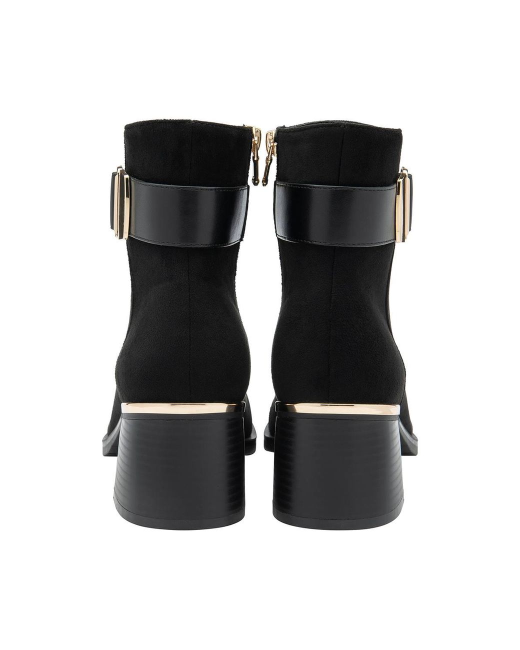 Lotus Black 'Alice' Heeled Ankle Boots