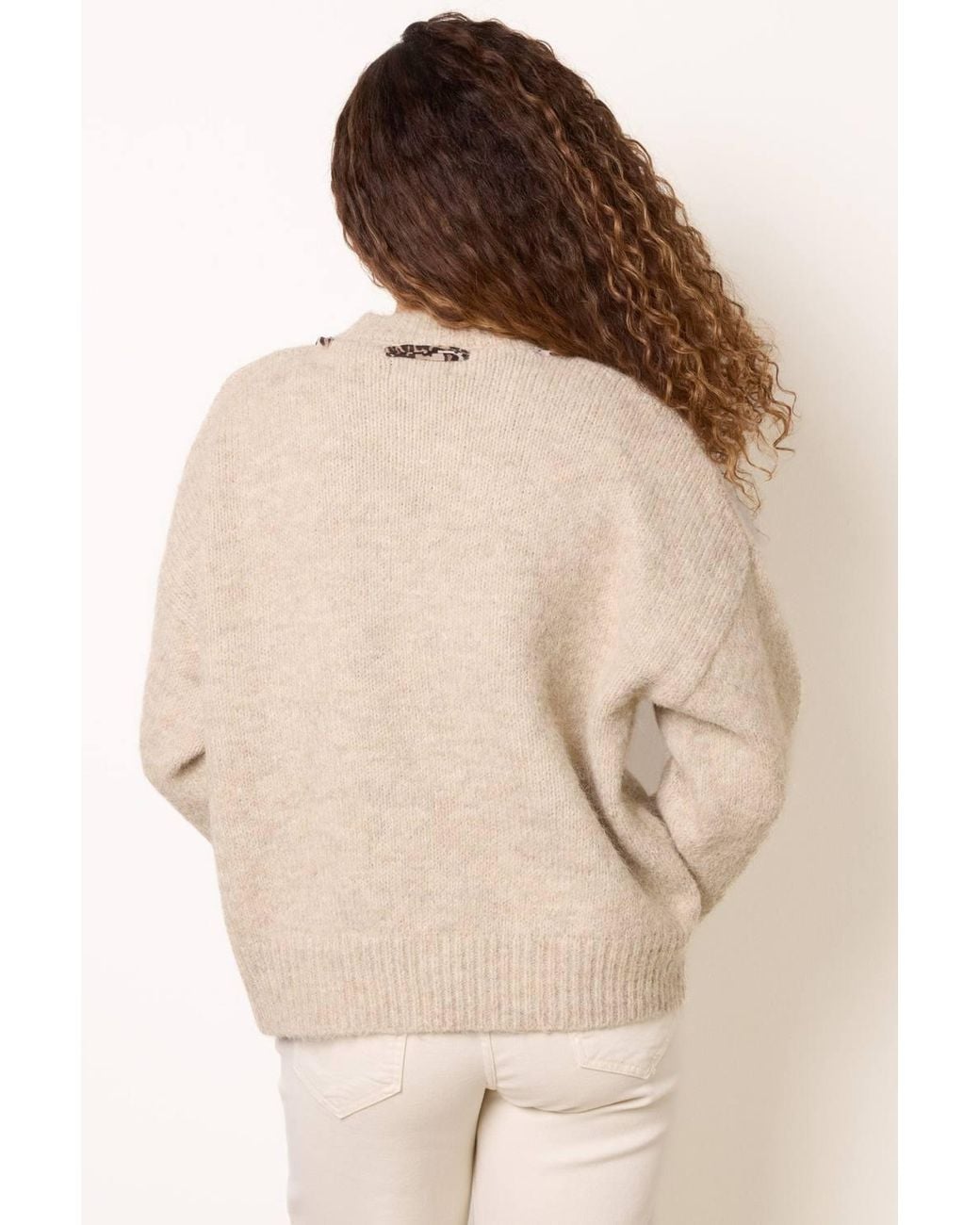 Blue Vanilla Natural Long Sleeve Round Neck Jumper
