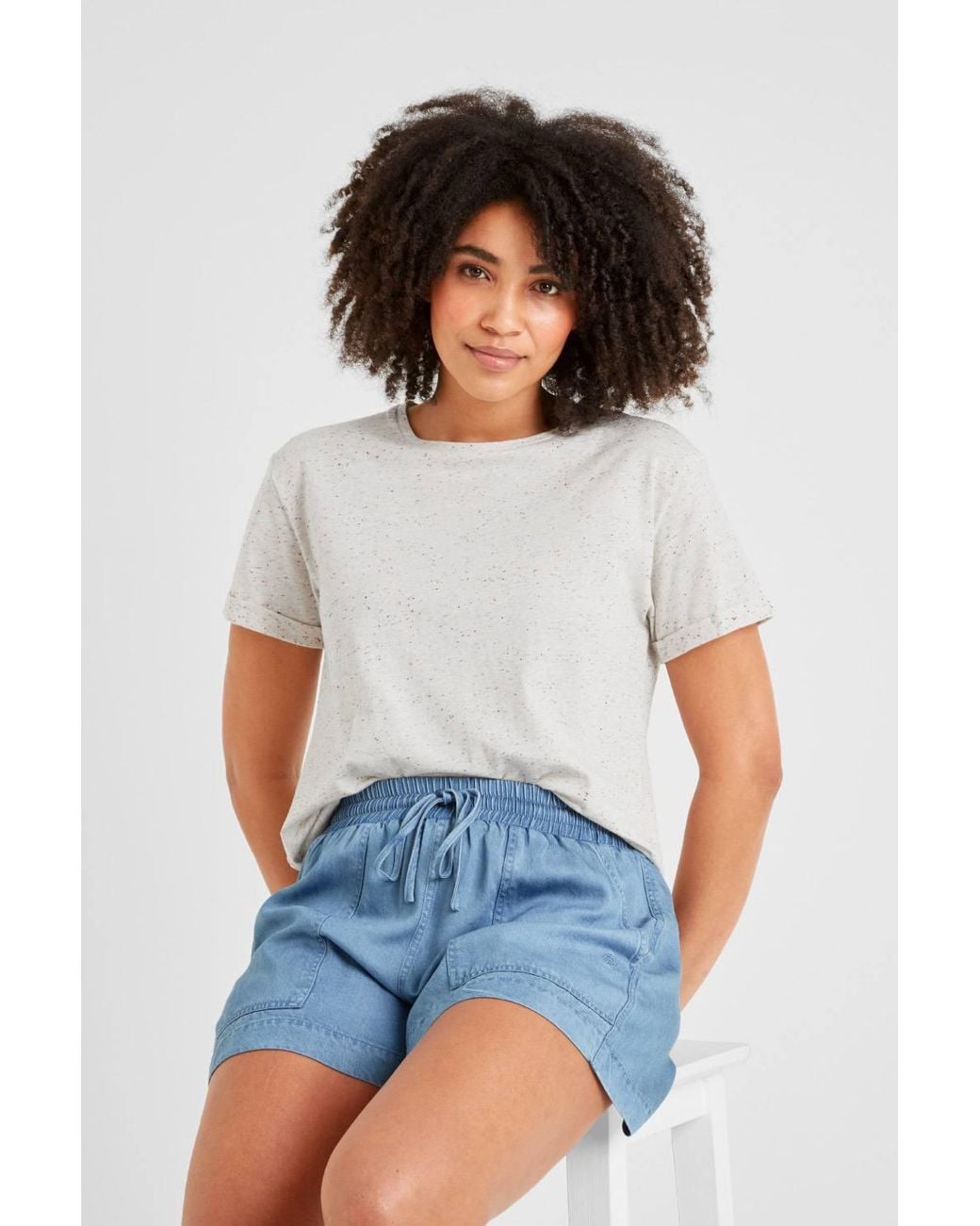 TOG24 White 'Rebecca' 100% Cotton Supersoft T-Shirt