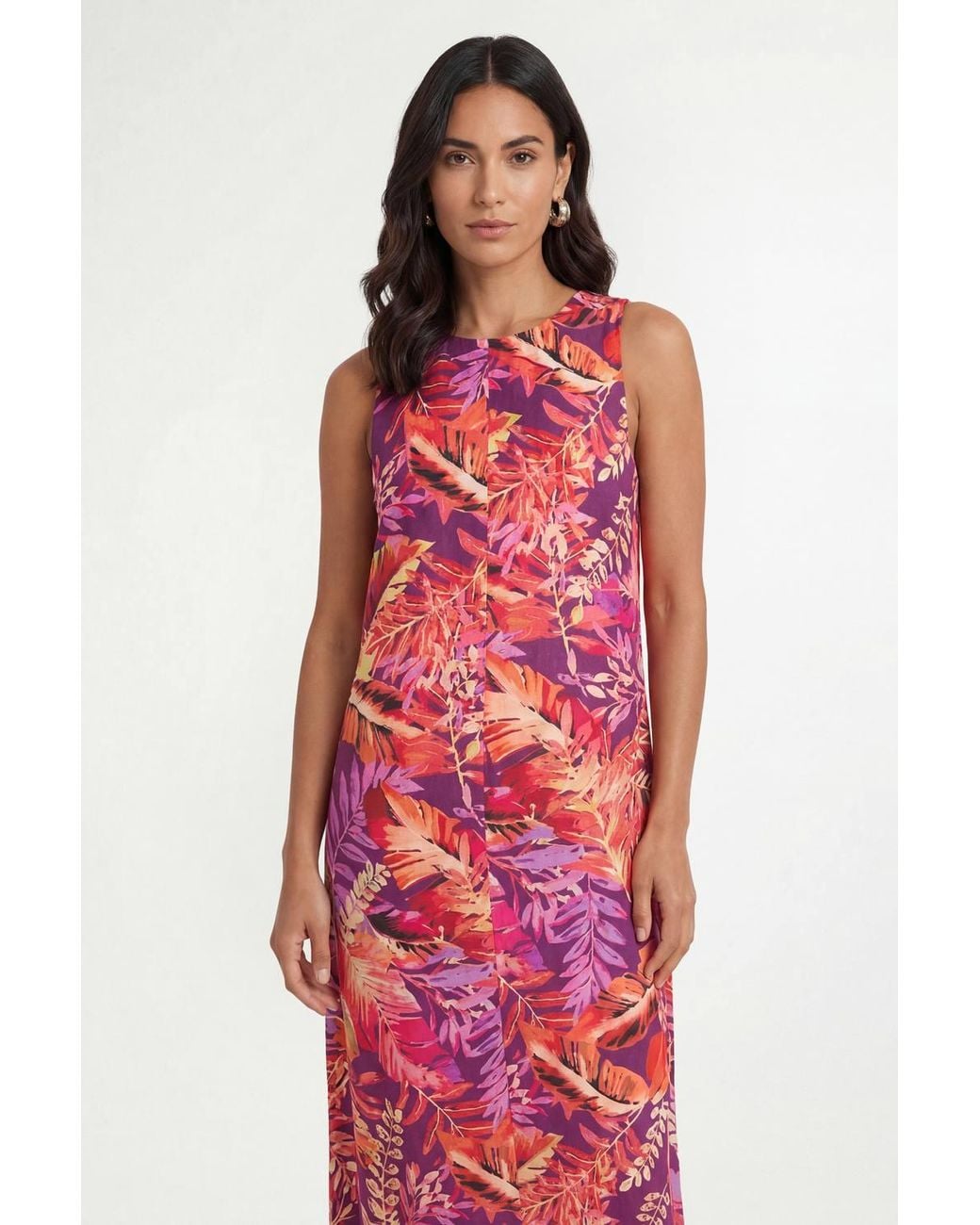 Wallis Red Floral Tie Back Maxi Dress