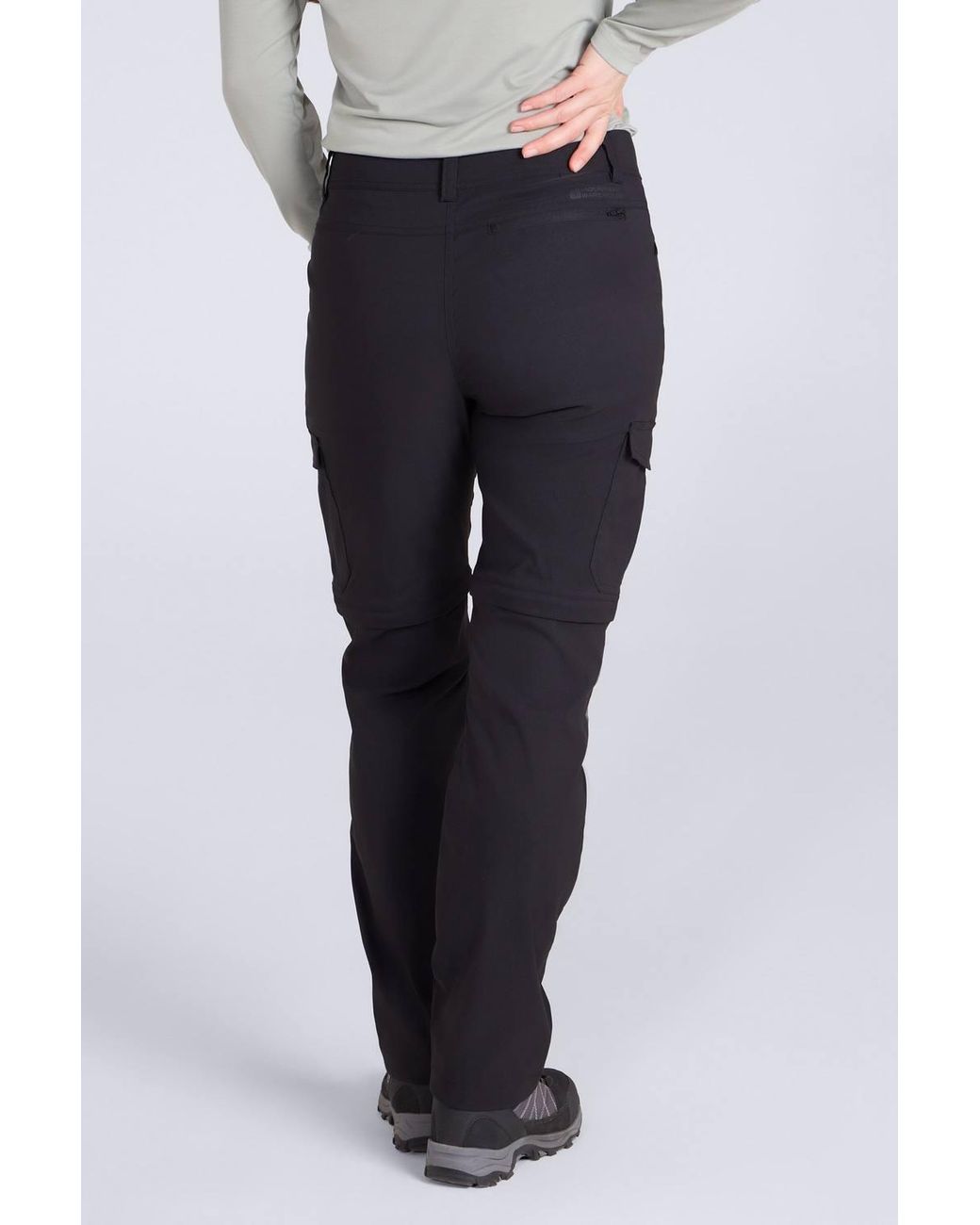 Mountain Warehouse Blue 'Conniston' Stretchy Quick Dry Comfortable Casual Zip Trouser