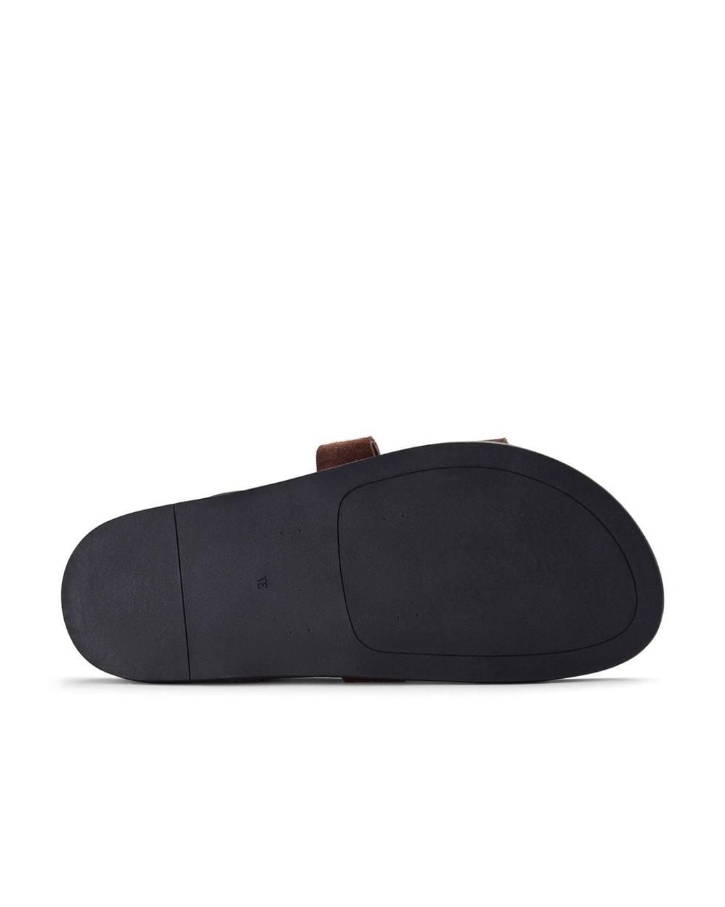 Clarks Brown Zarlea Strap Suede Flat Sandals