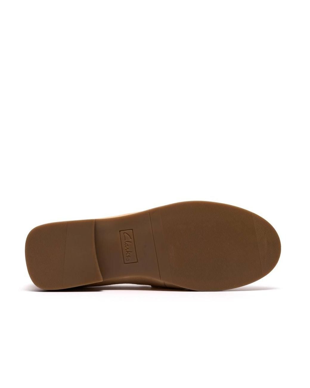 Clarks Natural Alixea Walk Warm Sand Suede Loafers, Slip Ons