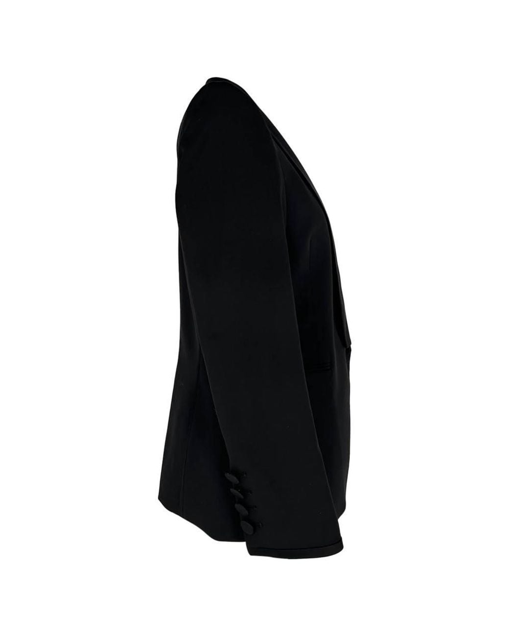 Gucci Black Preloved Deep V-Neck Blazer