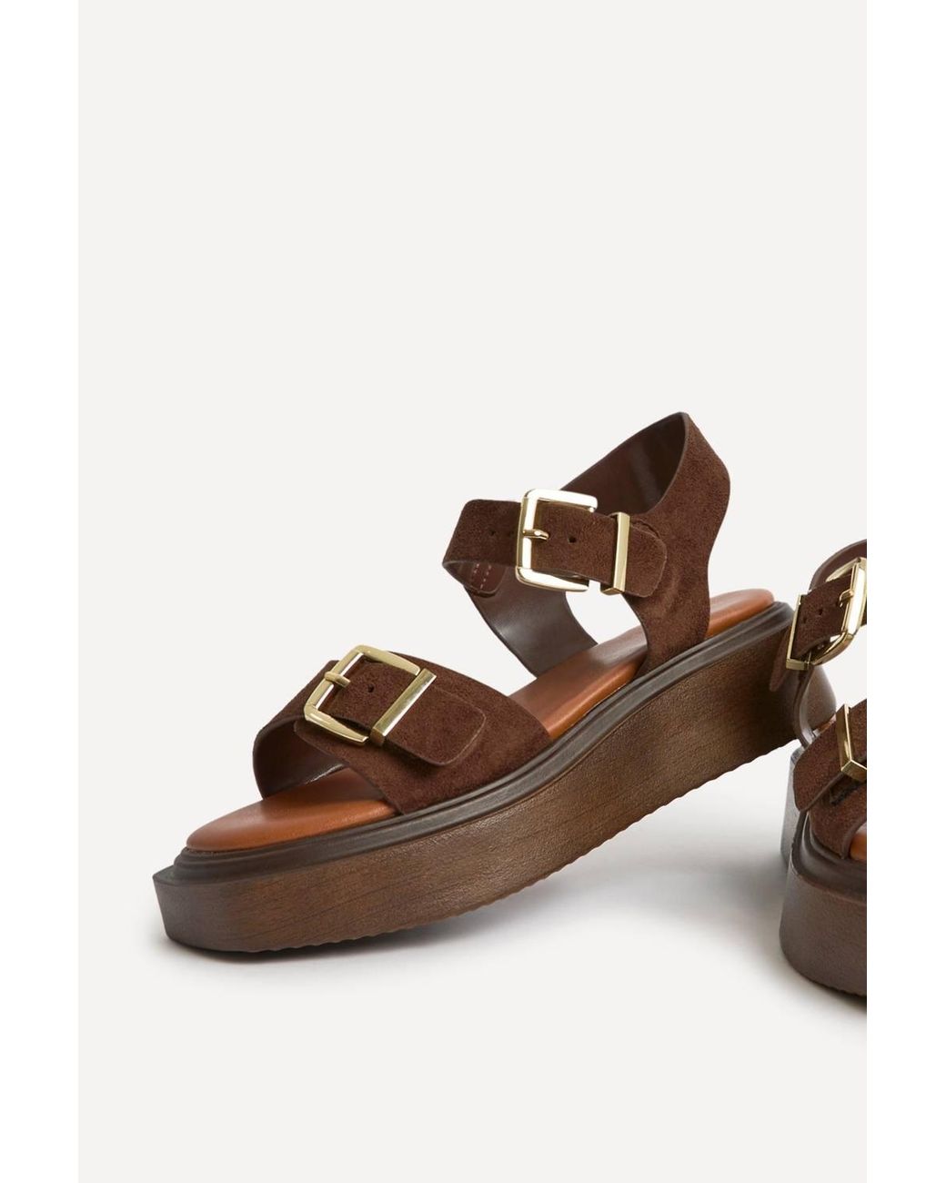 Linzi Brown Preserve Flatform Sandals