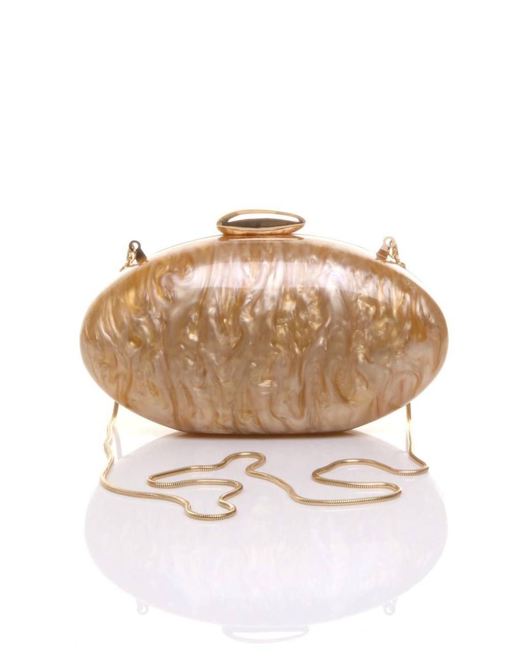 AJVANI Metallic Evening Acrylic Wedding Bridal Prom Party Clutch Marble Effect Bag