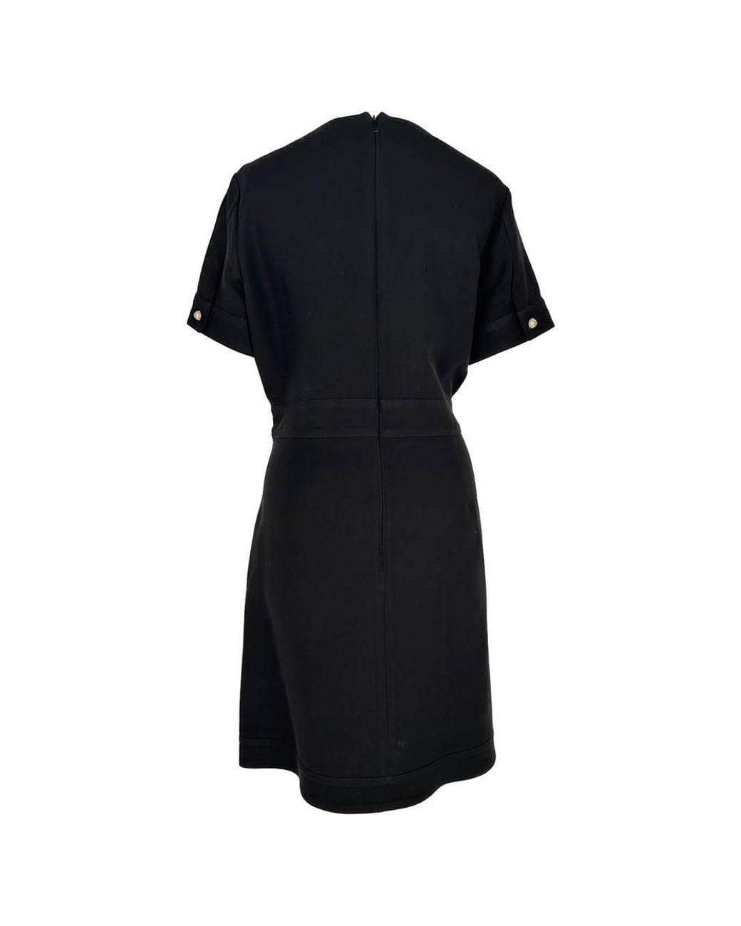 Gucci Black Preloved Faux Pearl Embellished Mini Dress