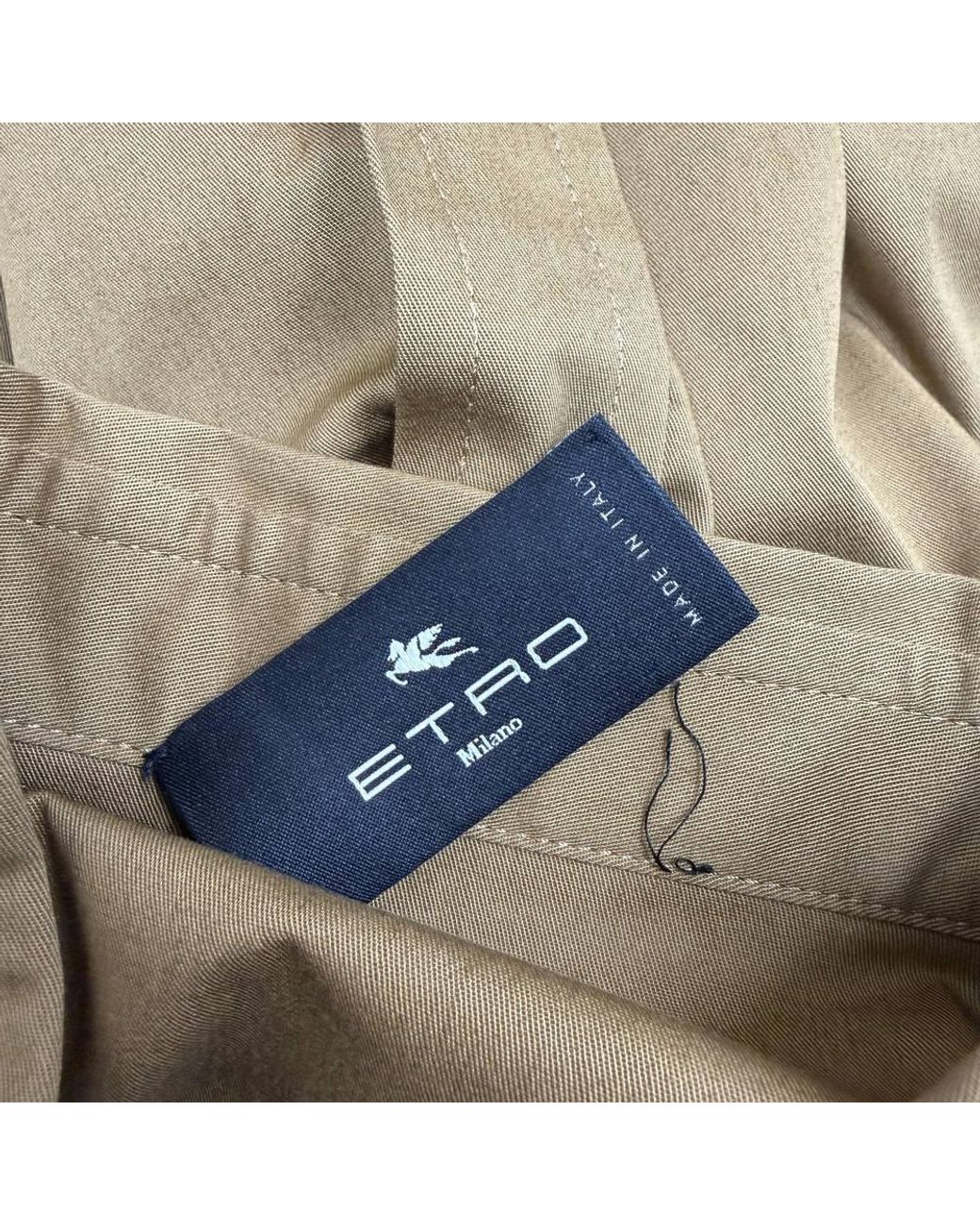 Etro Green Preloved Pocket Detail Dress