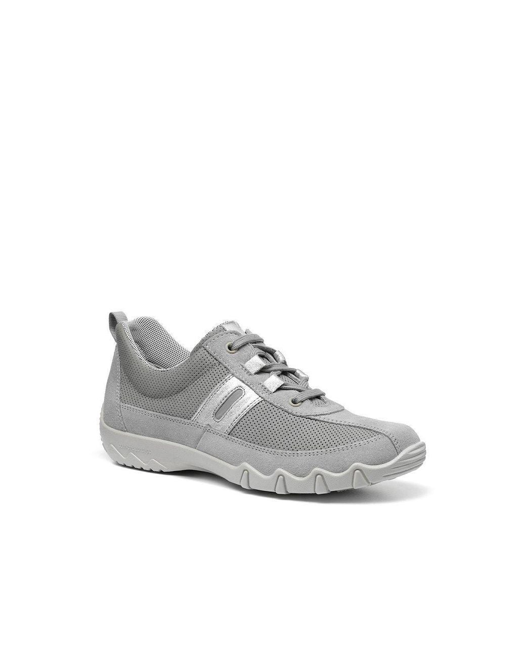 Hotter Gray Wide Fit 'Leanne Ii' Active Shoes