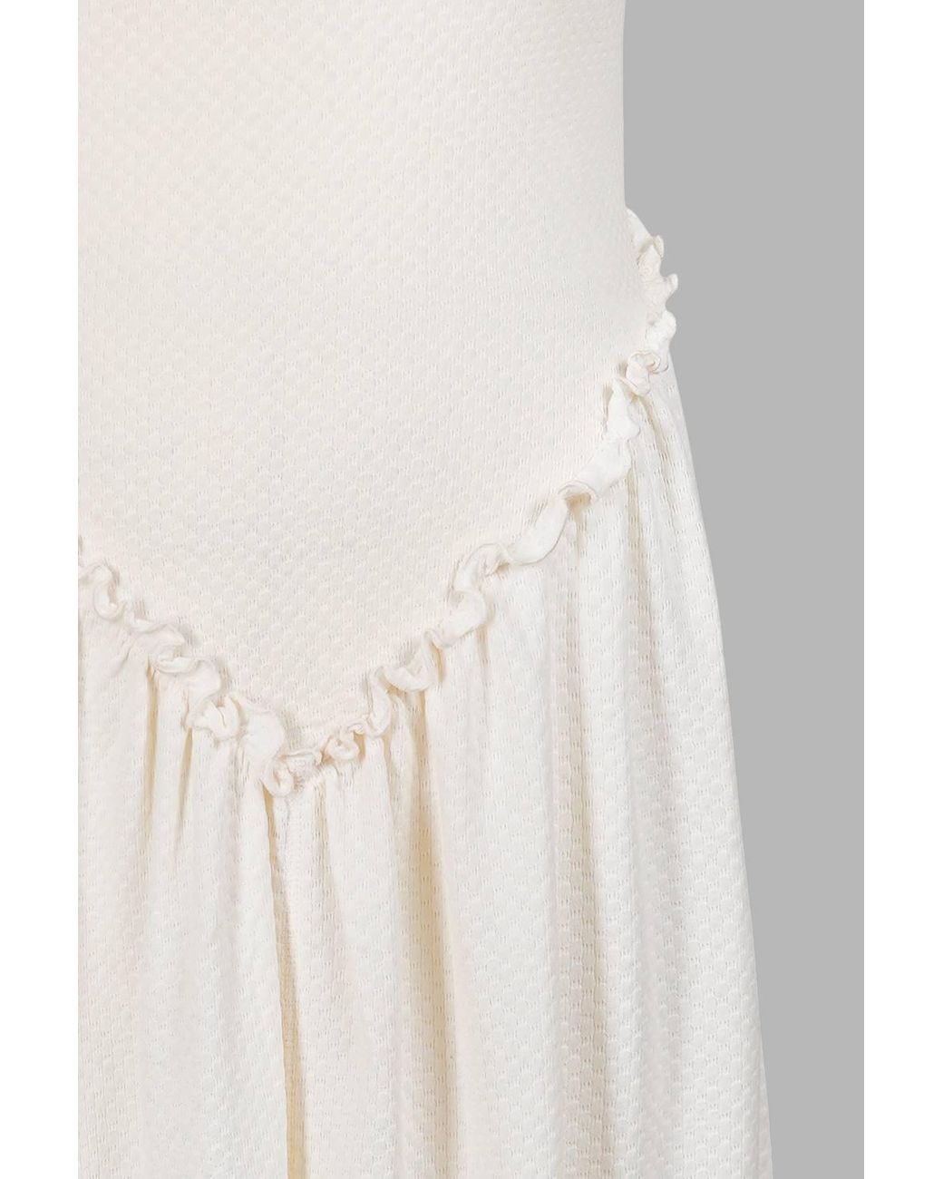 Enorsia Green Frill Detail Sleeveless Jersey Maxi Dress