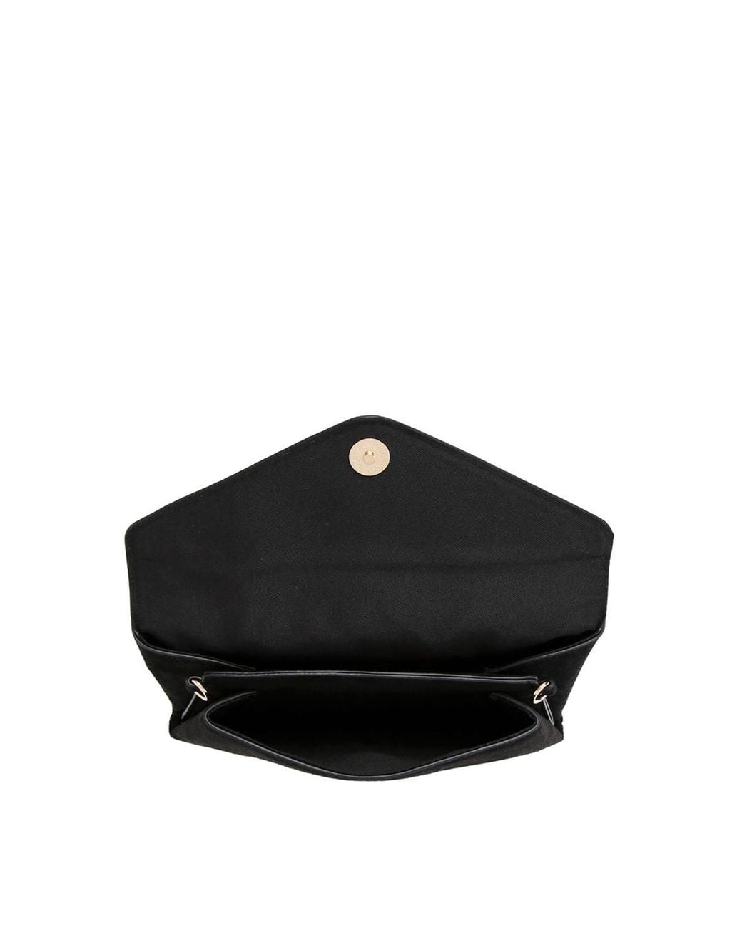 Carvela Kurt Geiger Black 'Megan Envelope Clutch' Suedette Bag