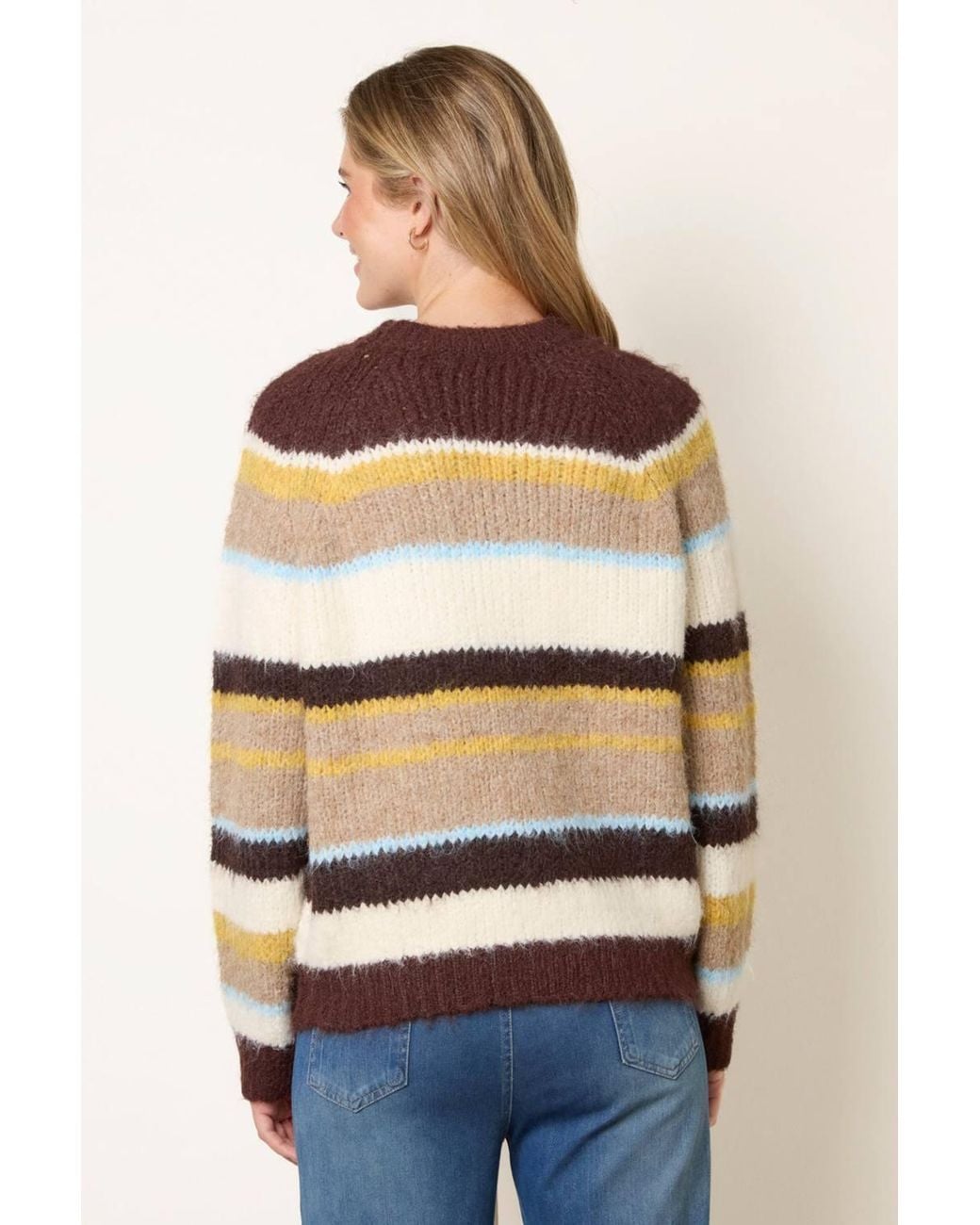 Blue Vanilla Natural Long Sleeve Round Neck Jumper
