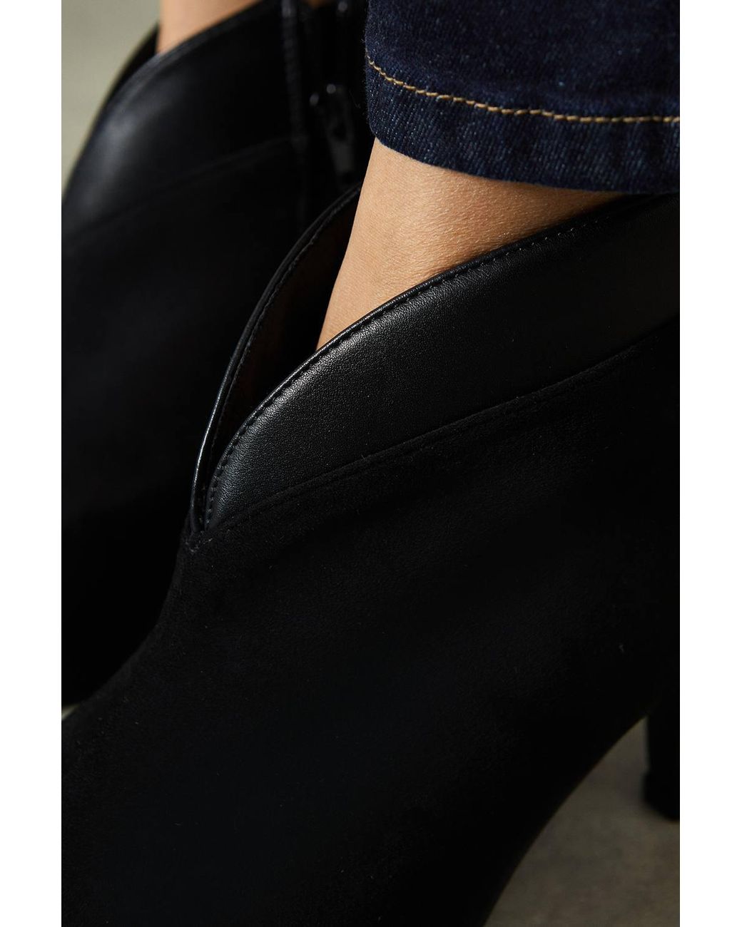 Wallis Black Wide Fit Ashleigh Pointed Shoe Boots