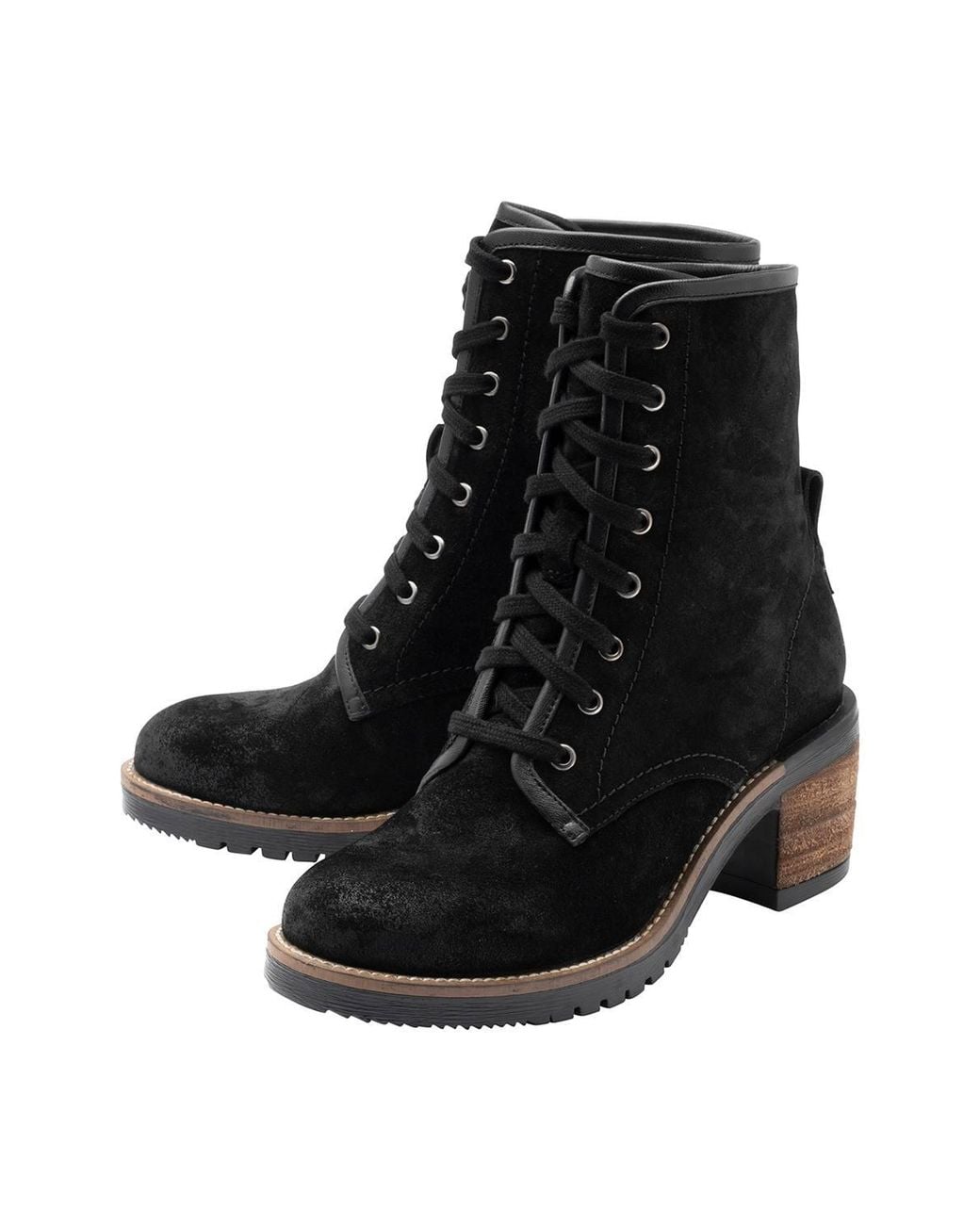 Ravel Black Suede 'Keyston' Ankle Boots