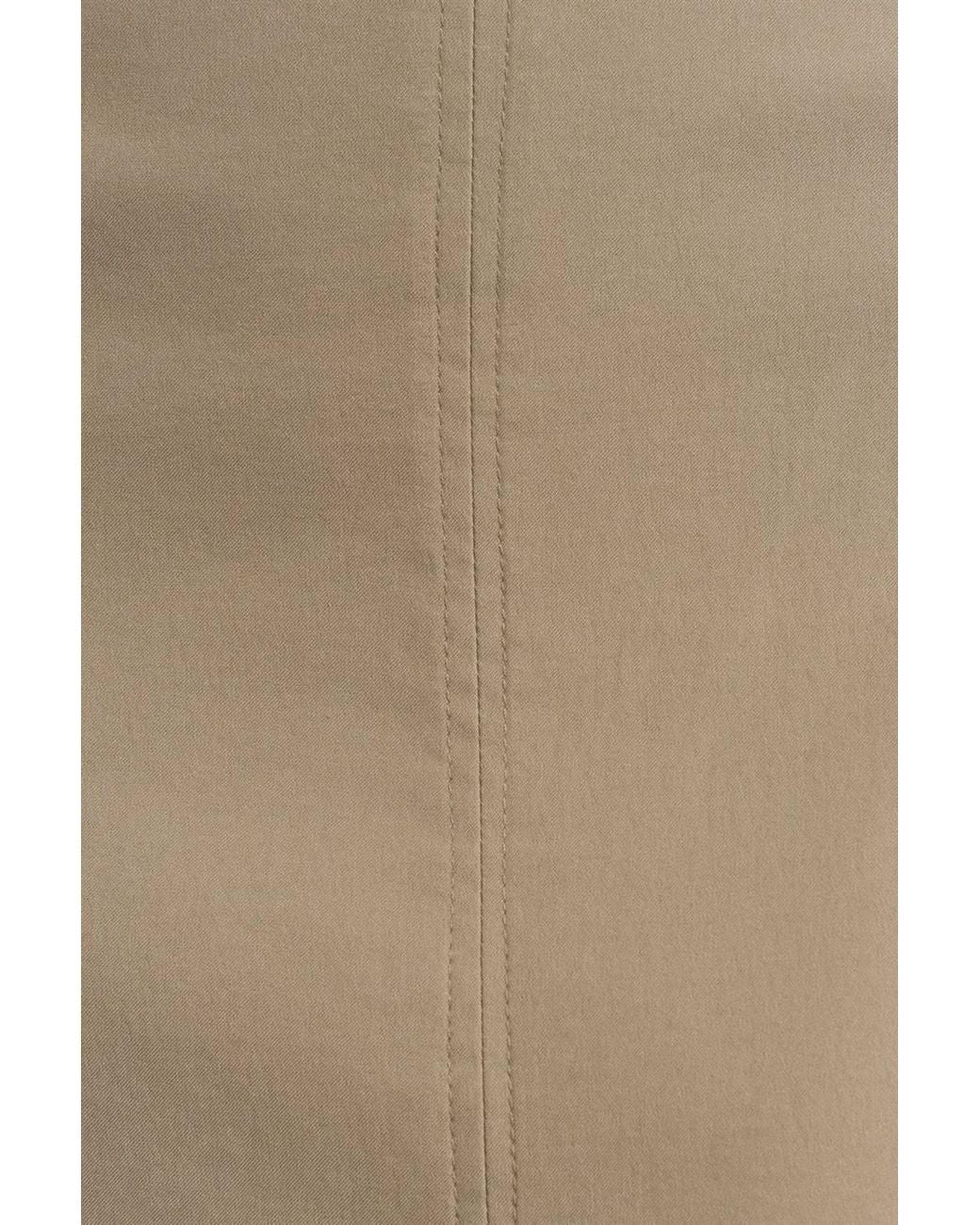 Dilvin Natural Strapless Fitted Midi Dress W/ Slit