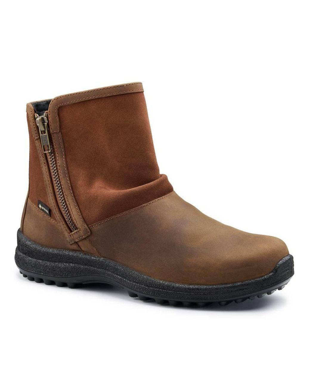 Hotter Brown Wide Fit 'Terrain' Gtx Boots