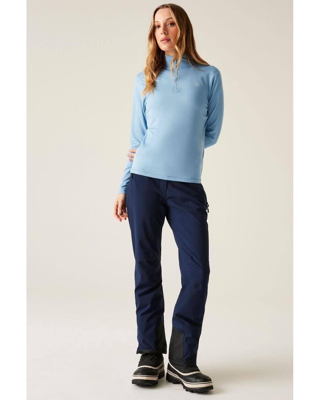 Dare 2b Blue Lowline Ii Lightweight Half Zip Stretch Midlayer