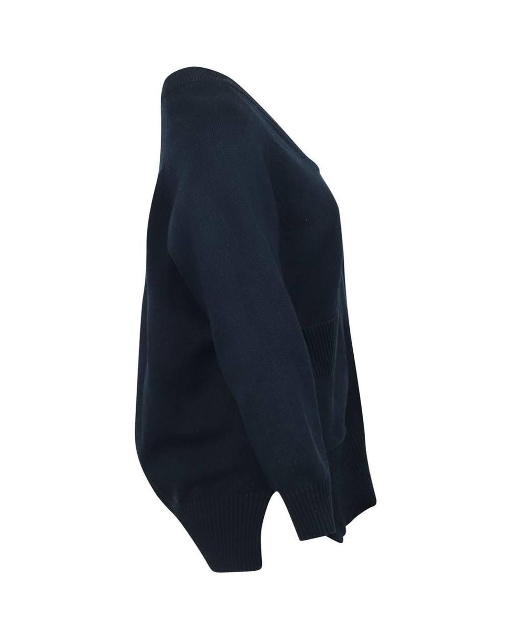 KENZO Blue Preloved Knit Zip Long Cardigan