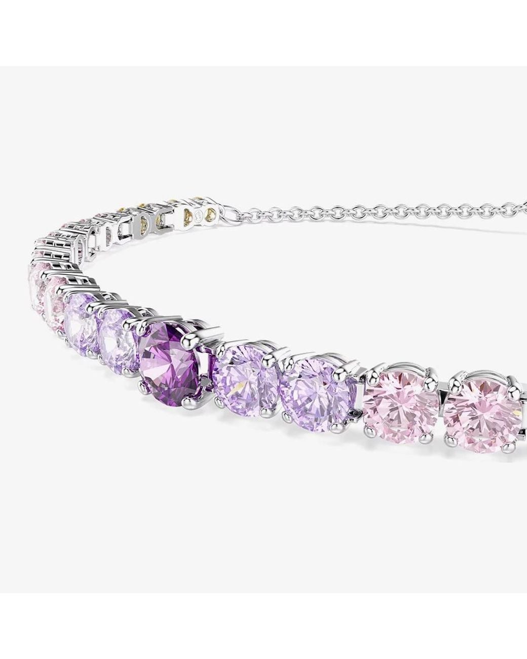 Swarovski Metallic Matrix Rhodium Plated Multicolour Crystal Bracelet 5751197