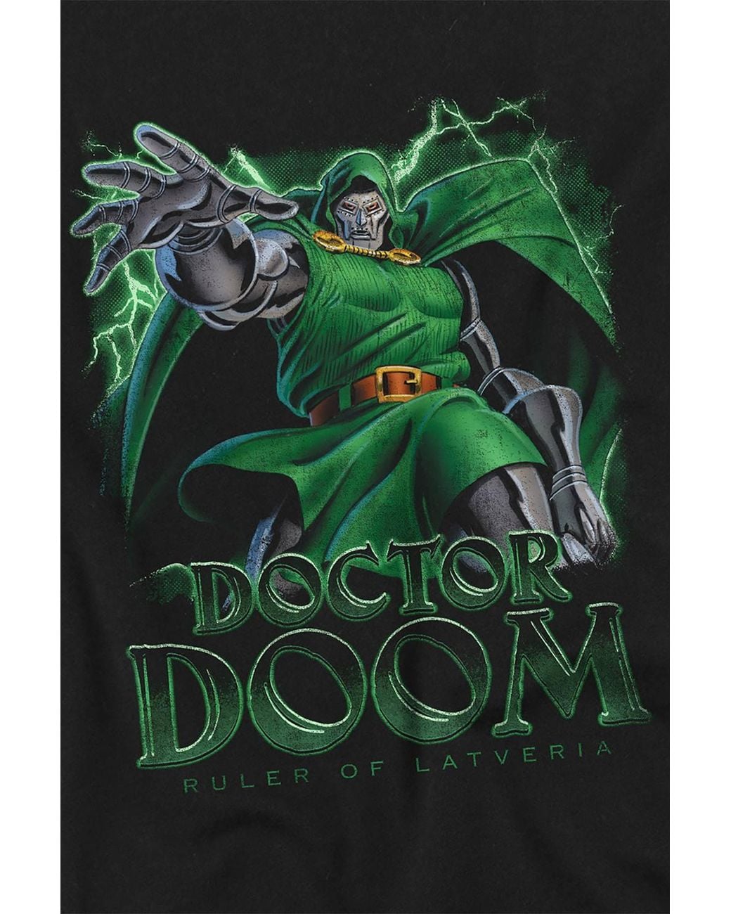 Marvel Green Doctor Doom Ruler Of Latveria Long Sleeve T-Shirt