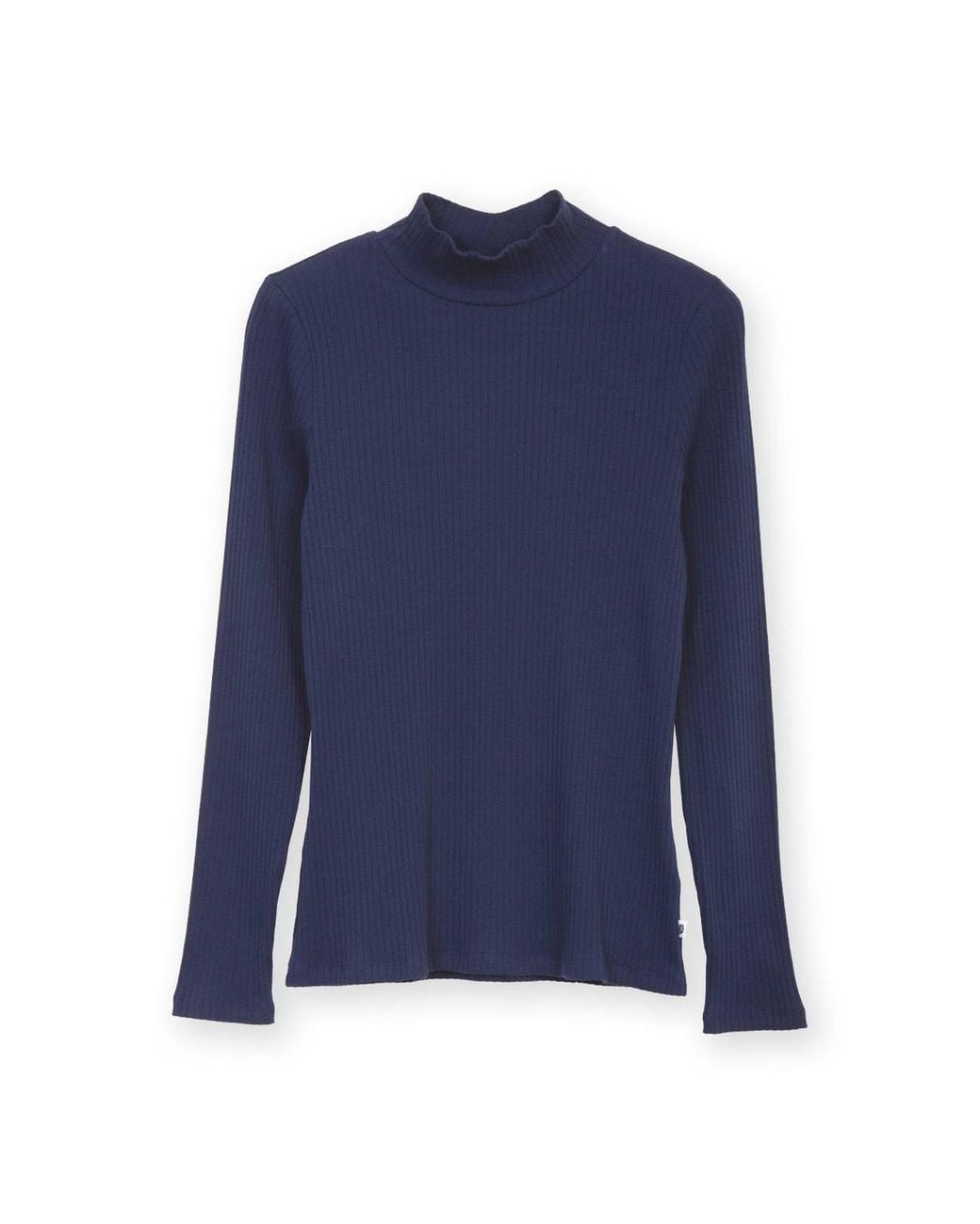 Kite Blue Bagber Turtle Neck Jersey Top