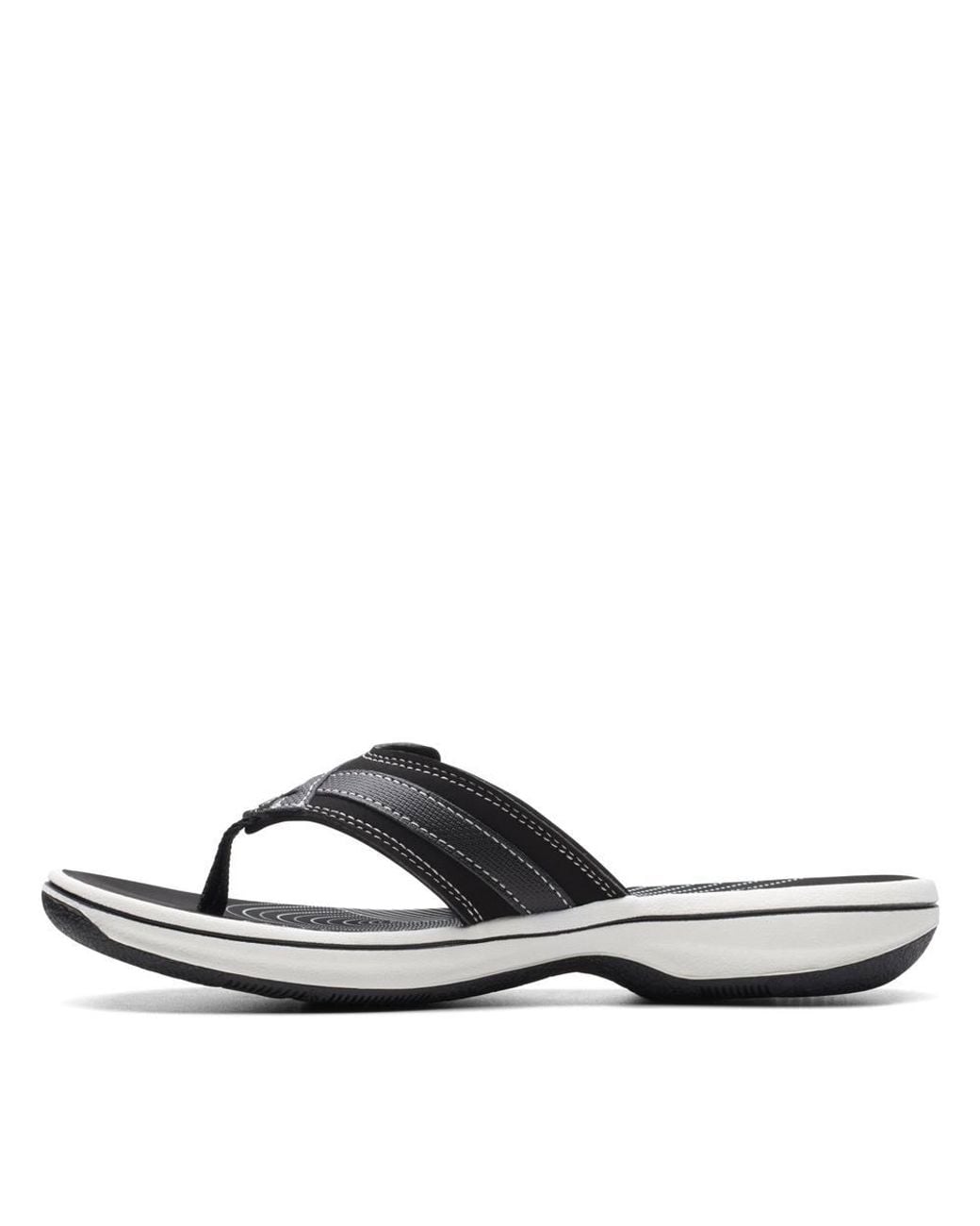 Clarks Blue Brinkley Sea Synthetic Flat Sandals