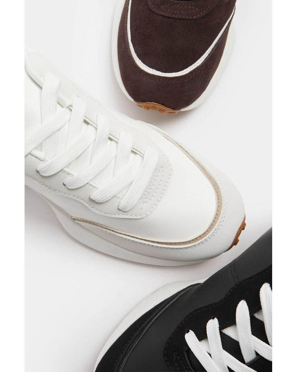 Yours Blue Faux Leather Trainers