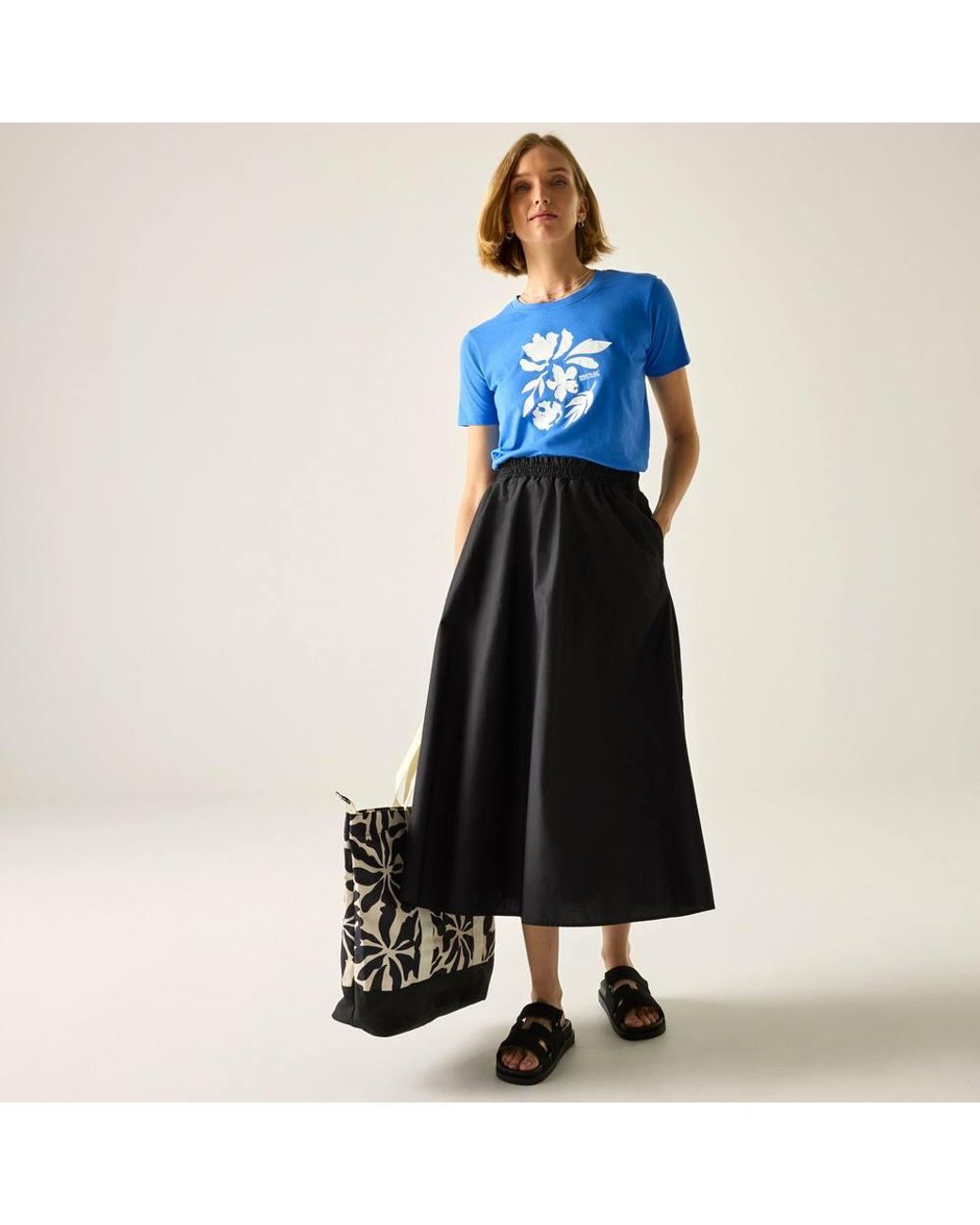 Regatta Blue Filandra Ix Short Sleeved Graphic T-Shirt