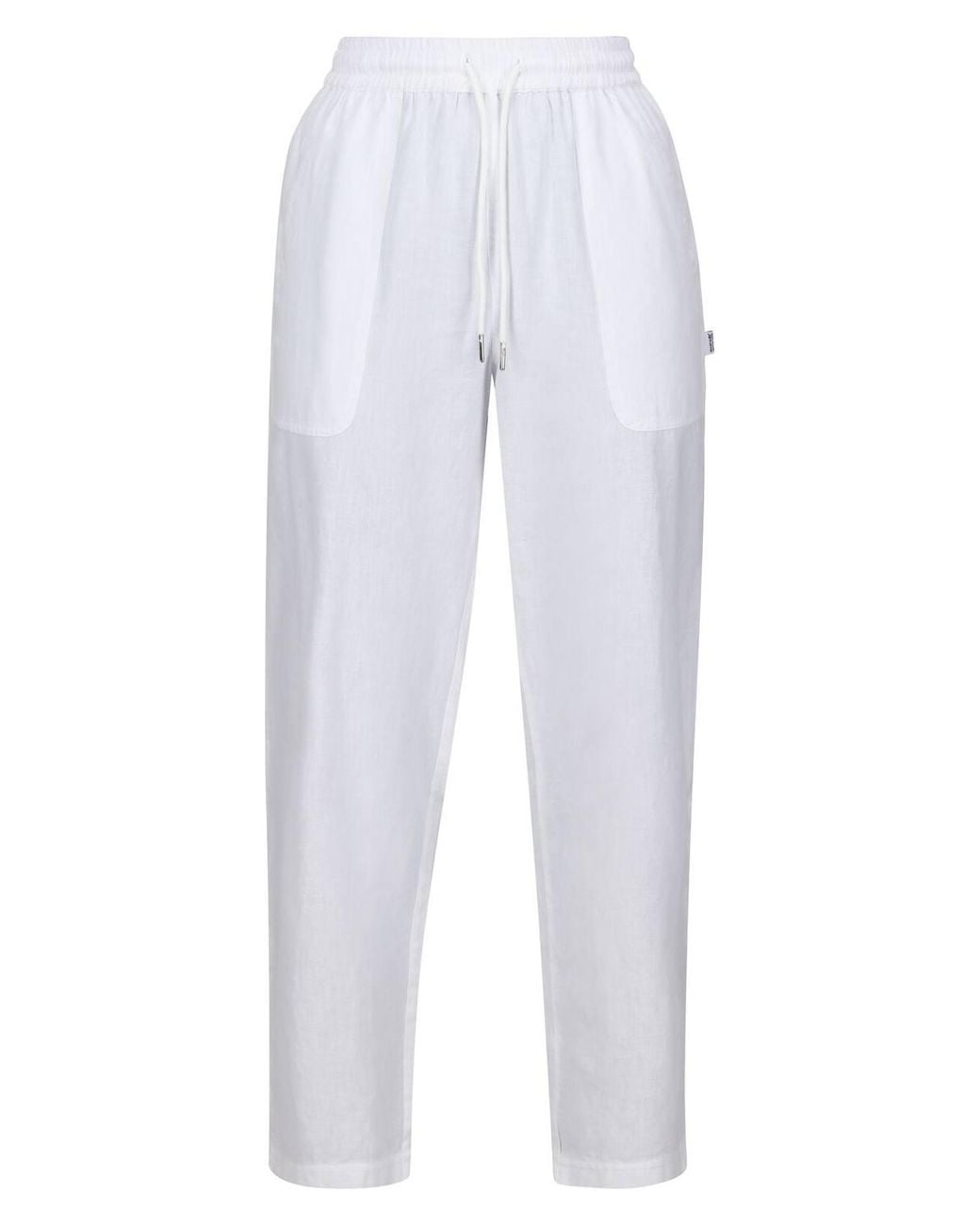 Regatta White Corso Casual Cotton Trousers