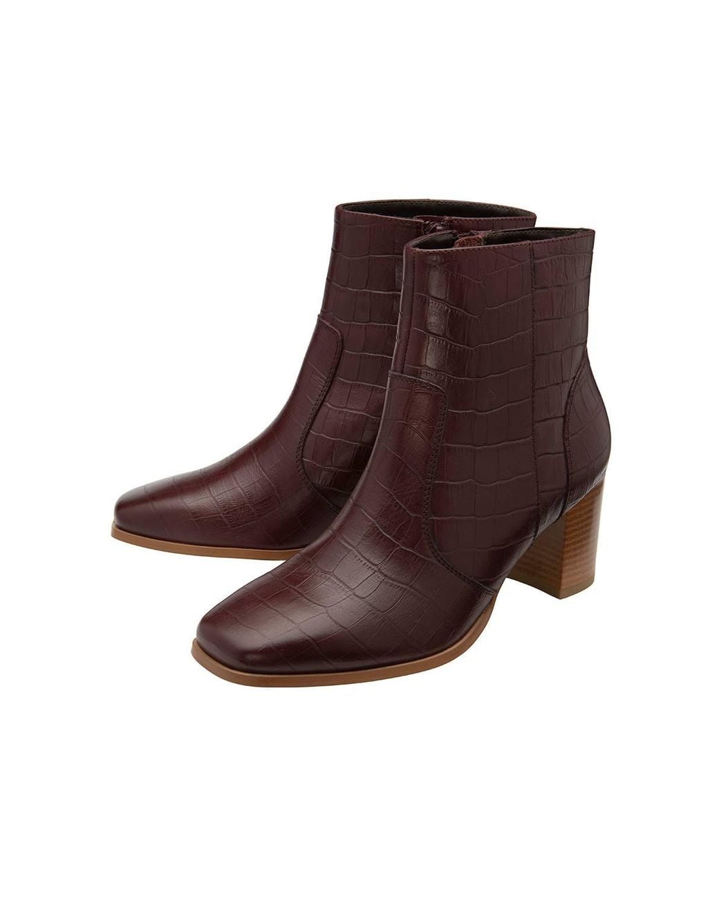 Ravel Brown 'Louth' Leather Ankle Boots