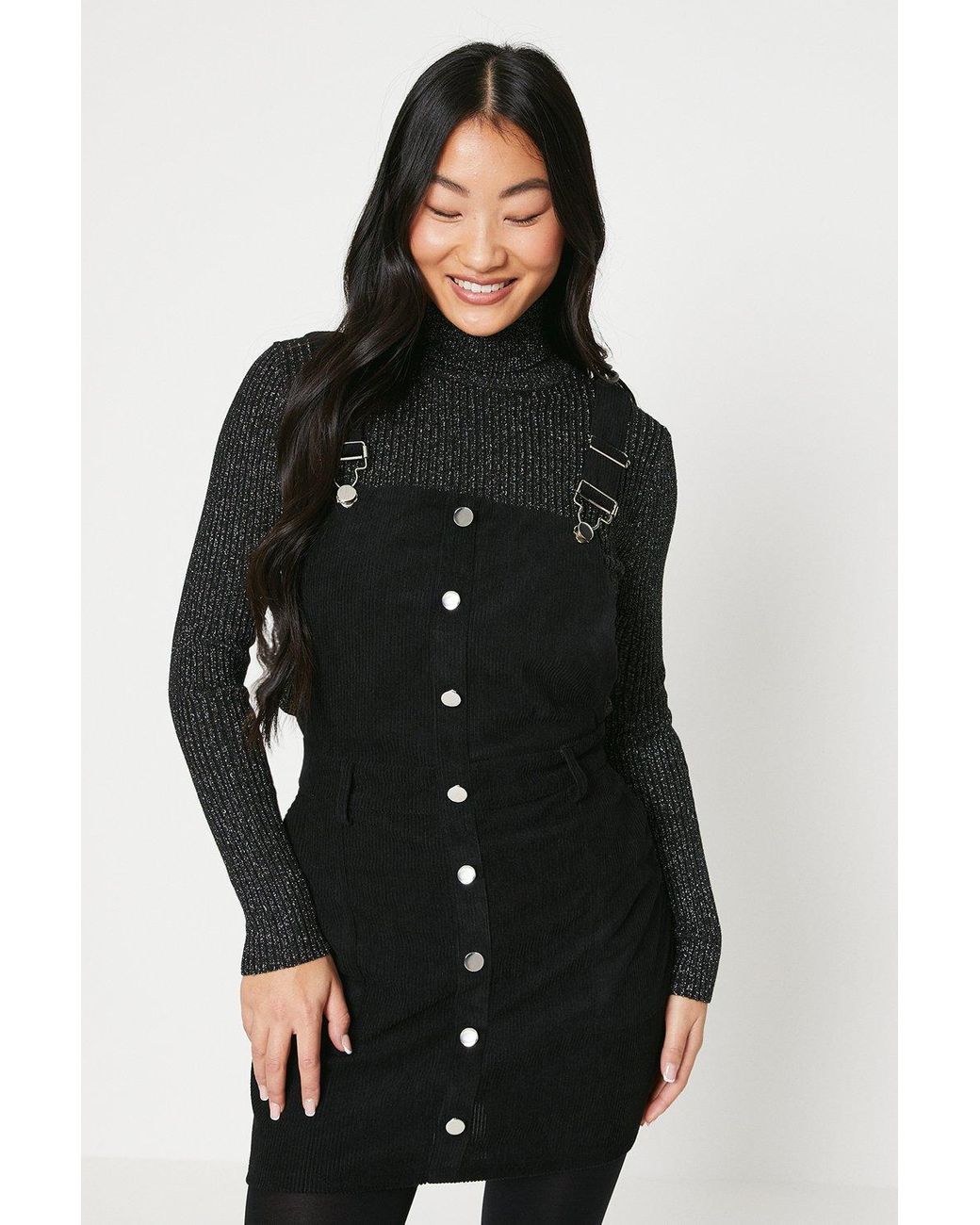 Oasis top cord pinafore