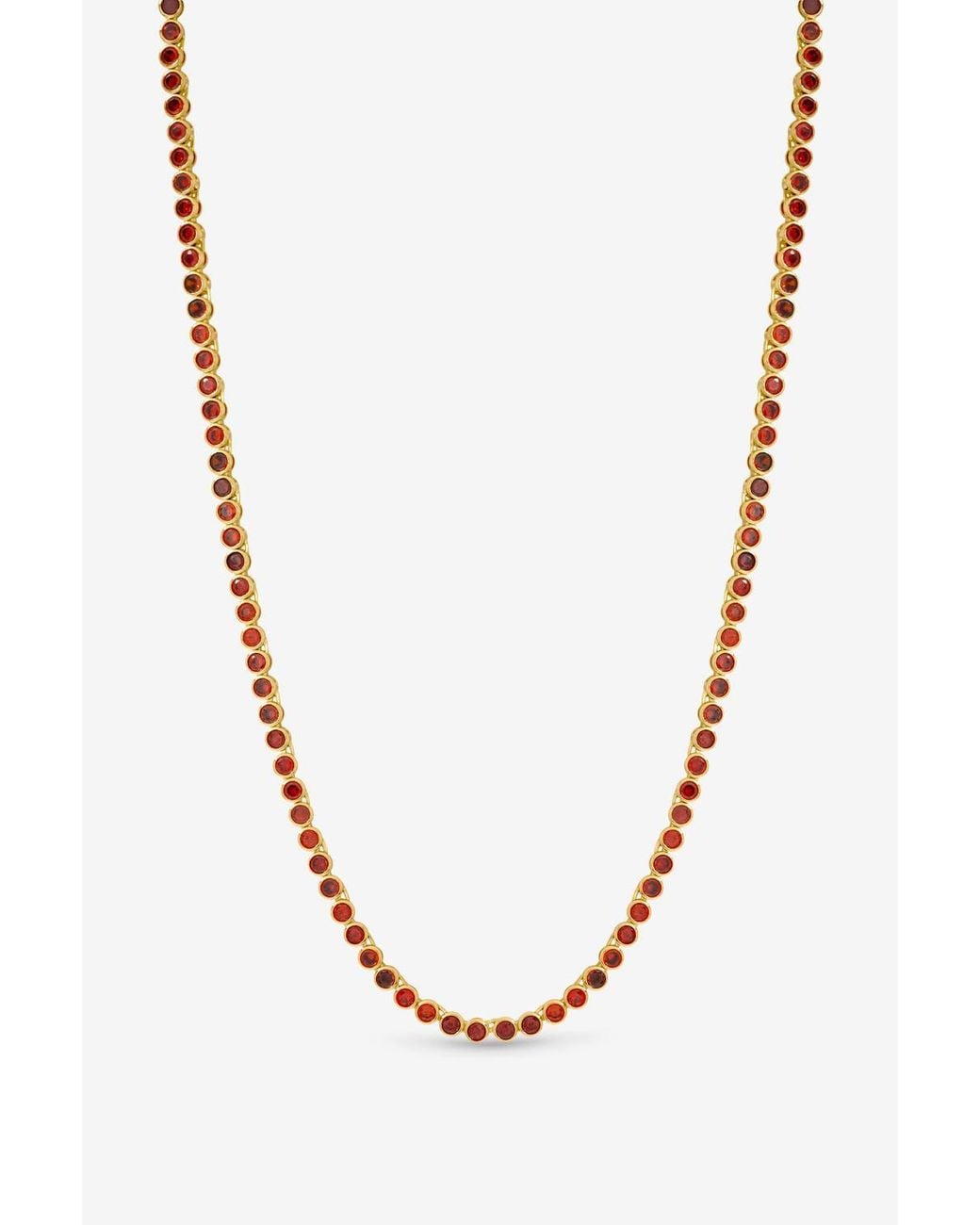 Jon Richard Green 14K Plated & Cubic Zirconia Tennis Necklace