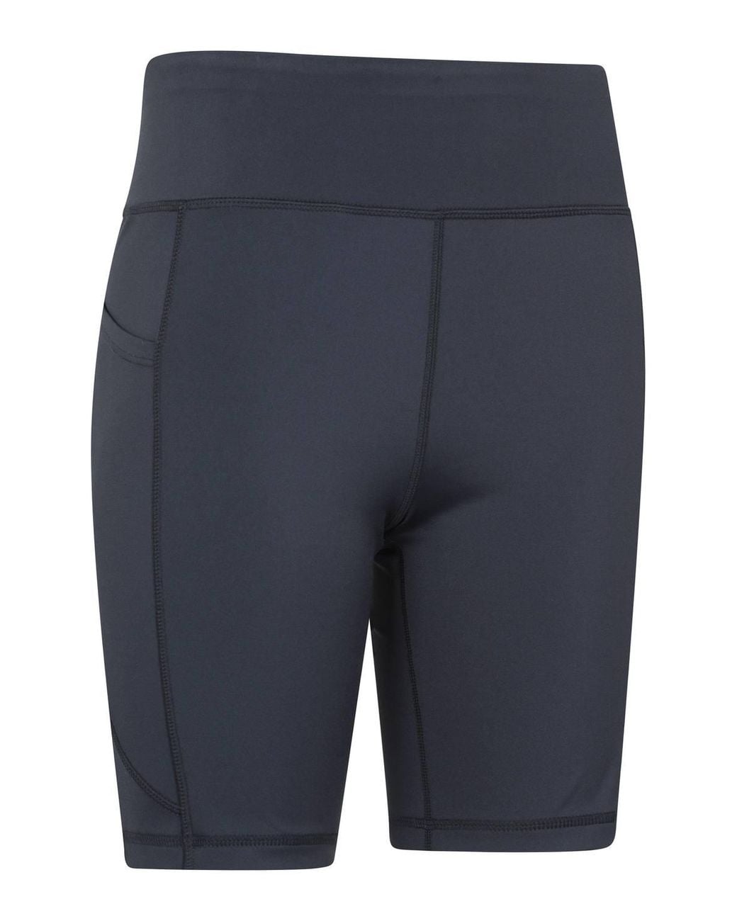 Mountain Warehouse Blue 'Bounce' Quick Dry High Waisted Gym Legging Shorts