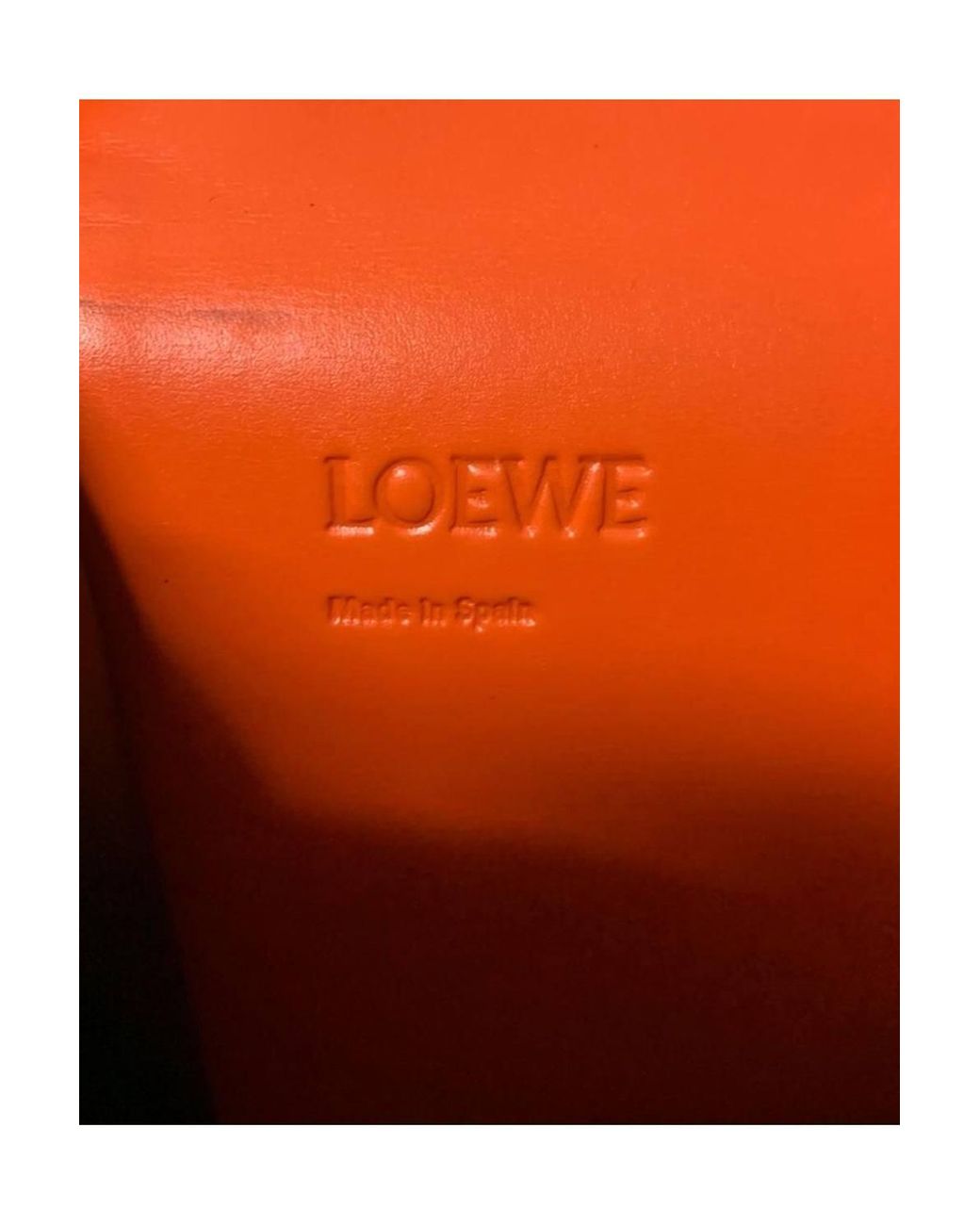 Loewe Orange Preloved Small Barcelona Crossbody Bag