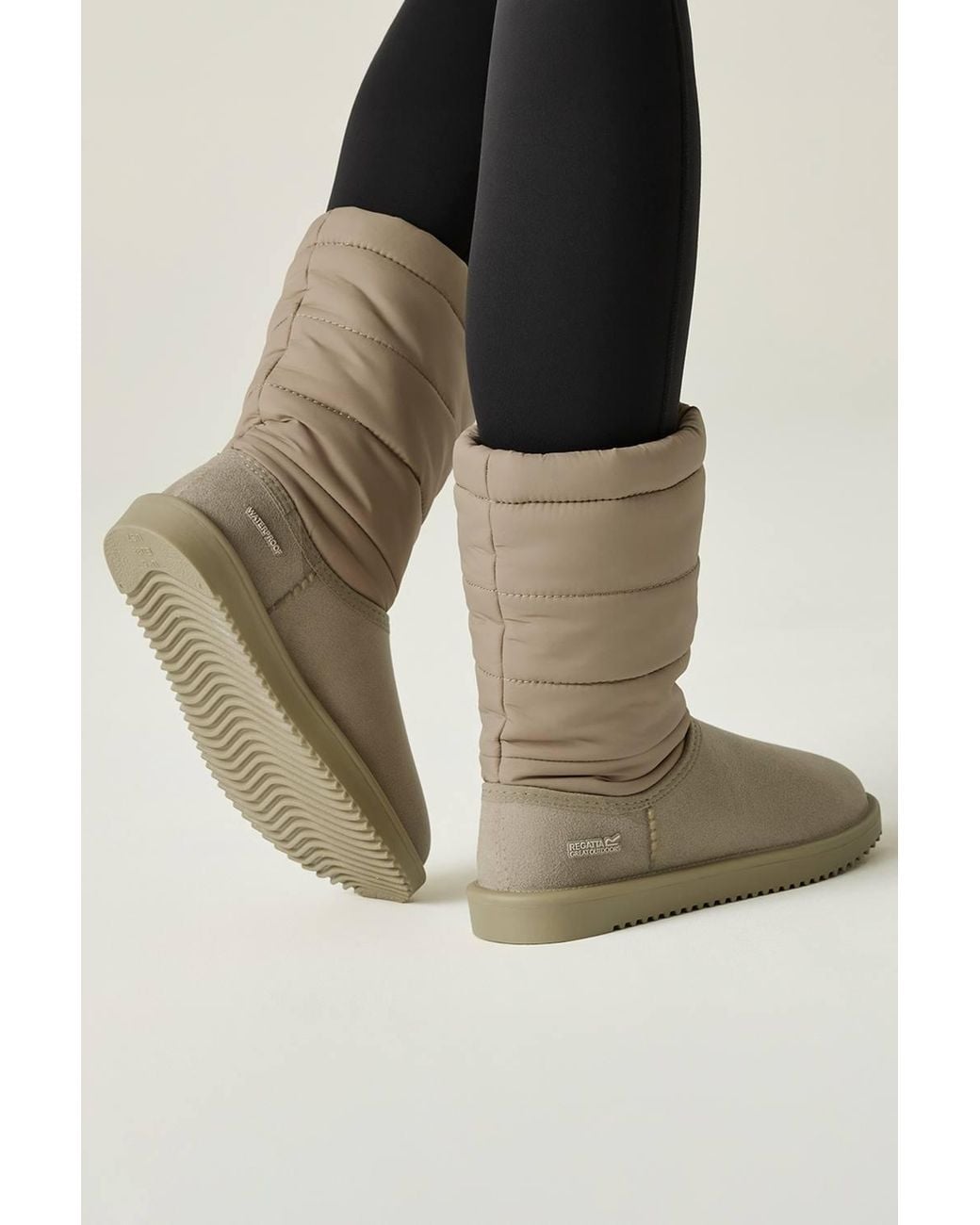 Regatta Black Waterproof Risley Baffle Mid Boots