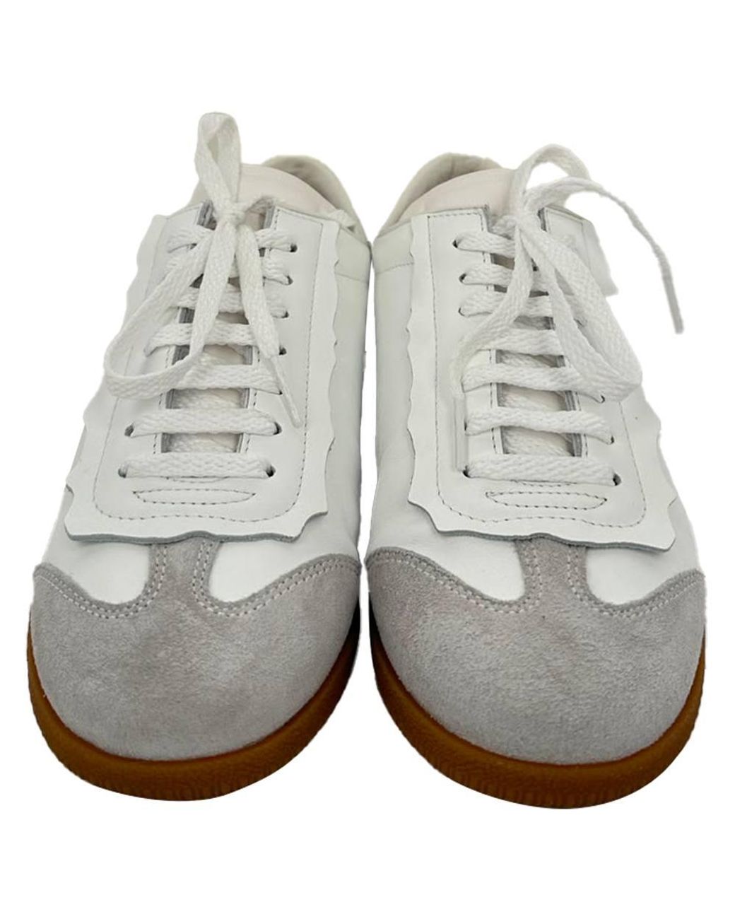 Maison Margiela White Preloved Featherlight Sneakers
