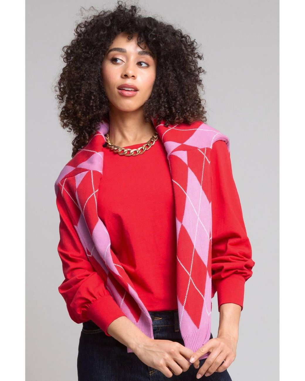 Kite Red Agglestone Slub Jersey Top