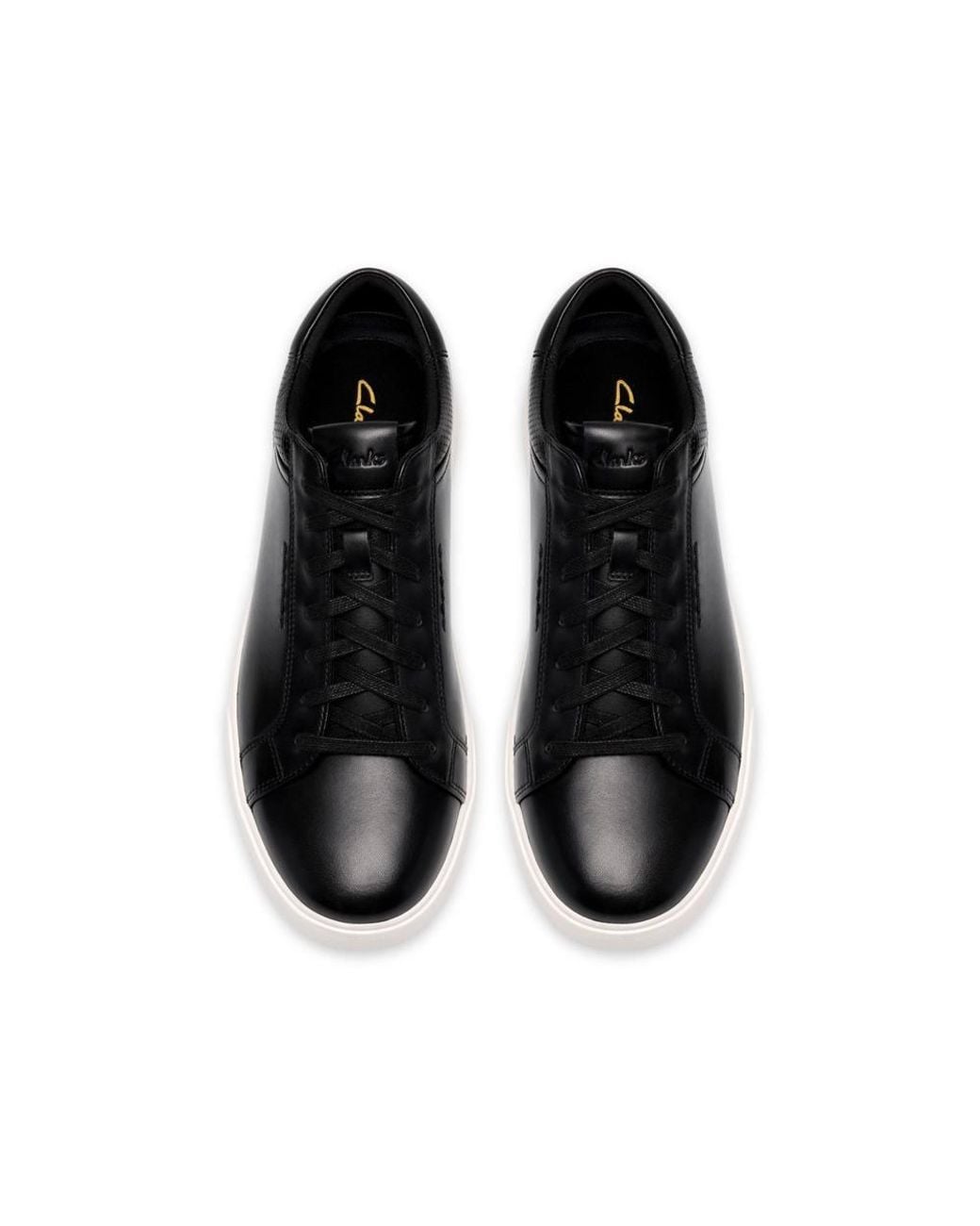 Clarks Black Lydford Lace Trainers, Lace Up for men