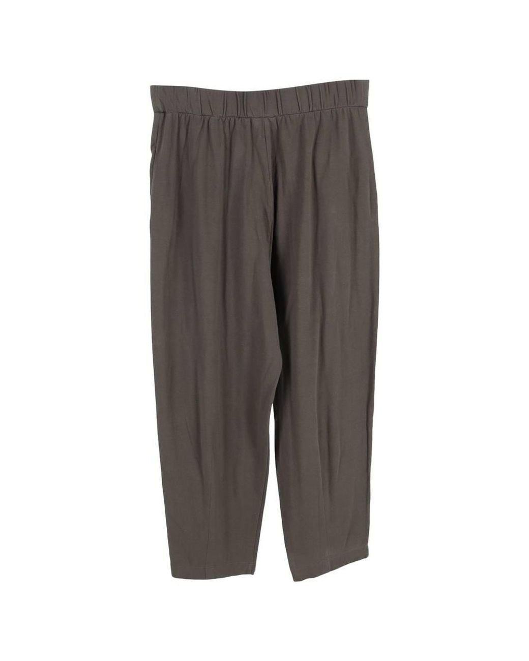 Max Mara Gray Preloved Leisure Gartered Trousers