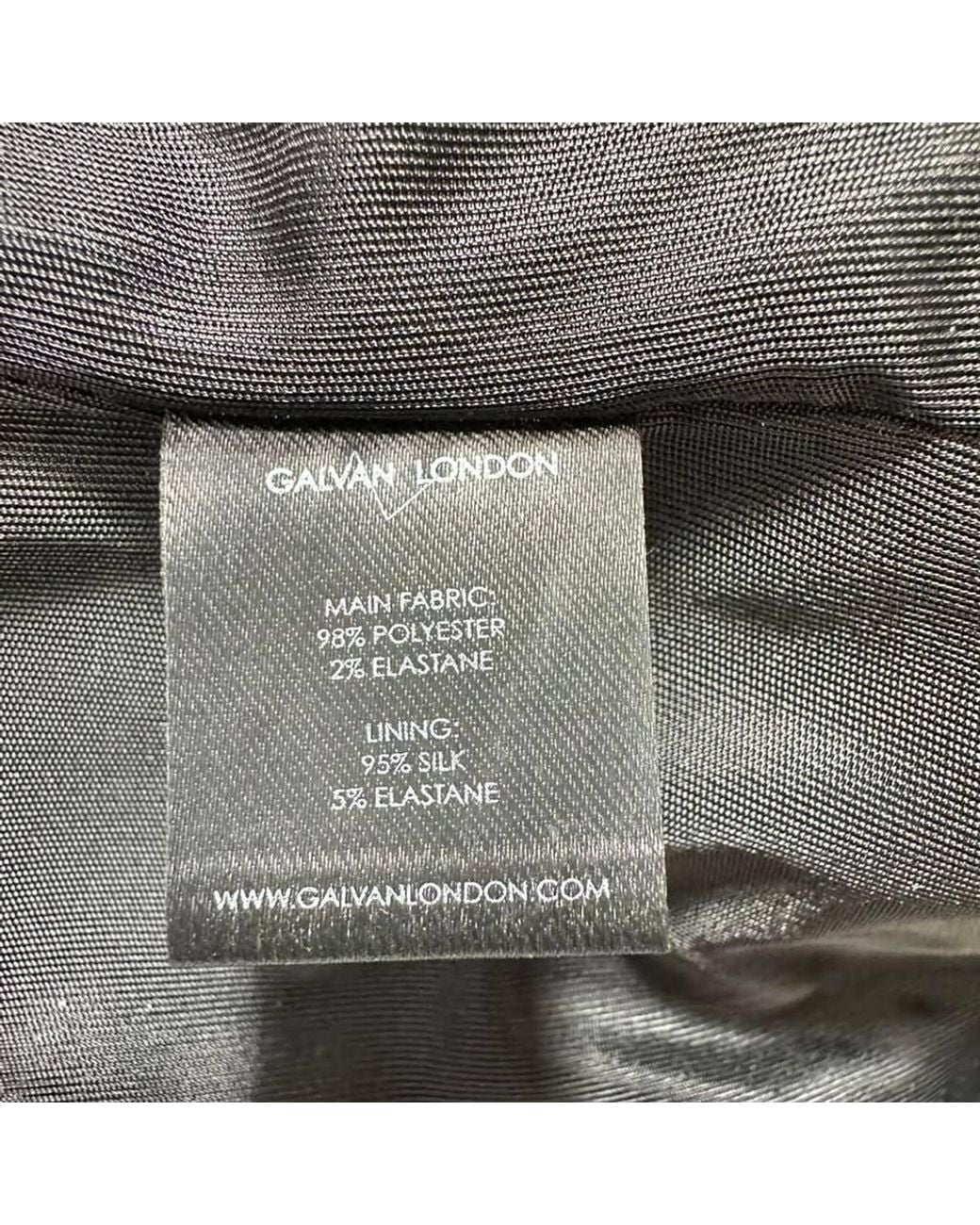 Galvan Black Preloved London Sequined Long Sleeve Top