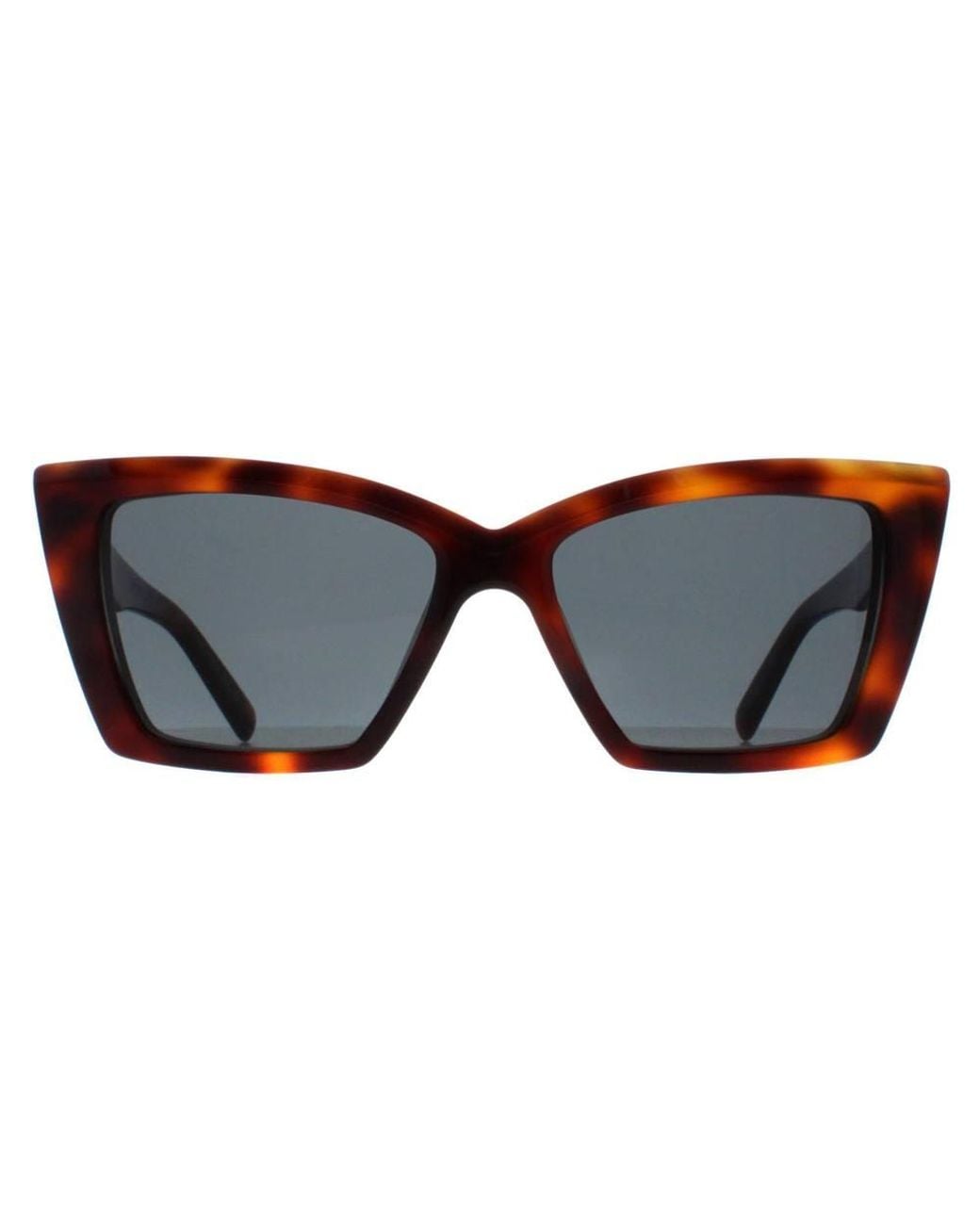 Saint Laurent Blue Cat Eye Sunglass Havana Sl657