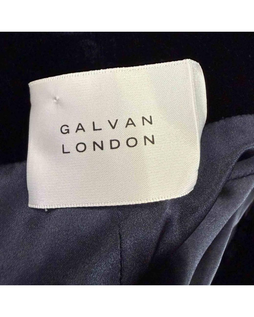 Galvan Blue Preloved London Spire Mini Dress