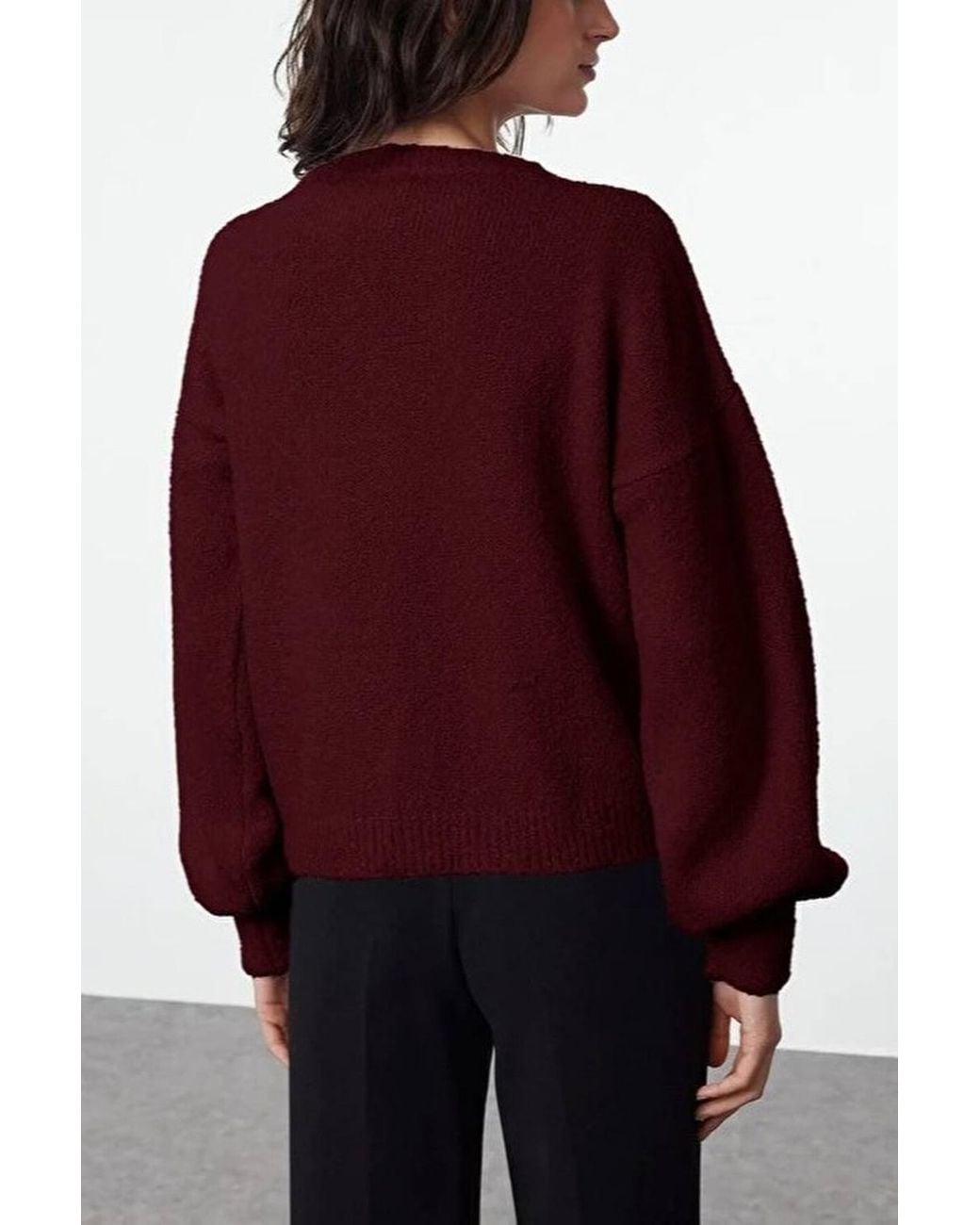 WOVCOR Textured Knit Button-Front Cardigan