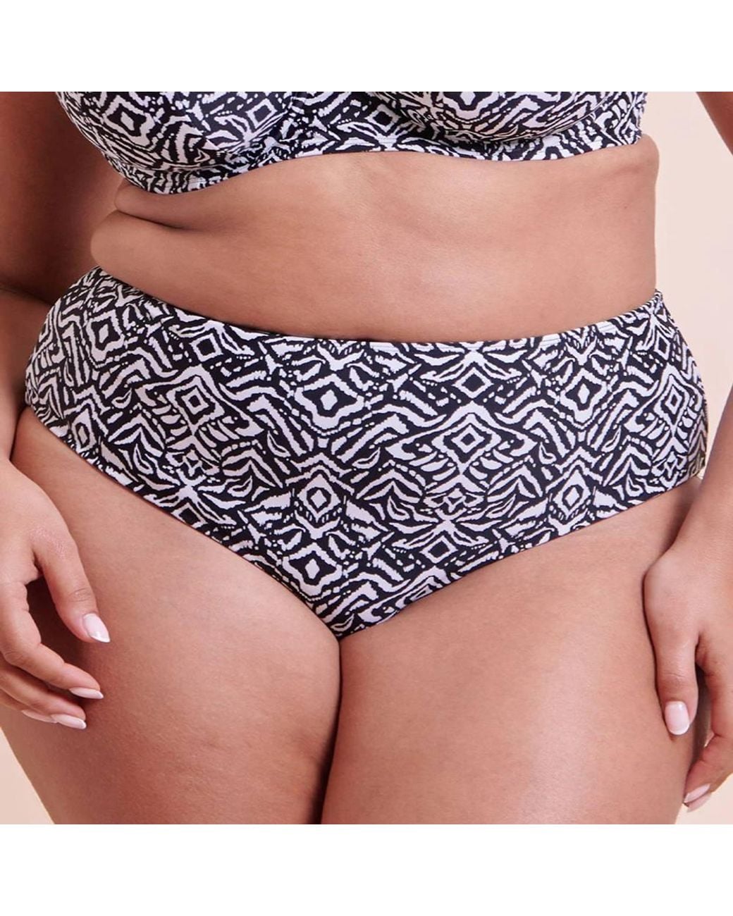 Curvy Kate Blue Wild Horizon High Waist Bikini Briefs Swimwear