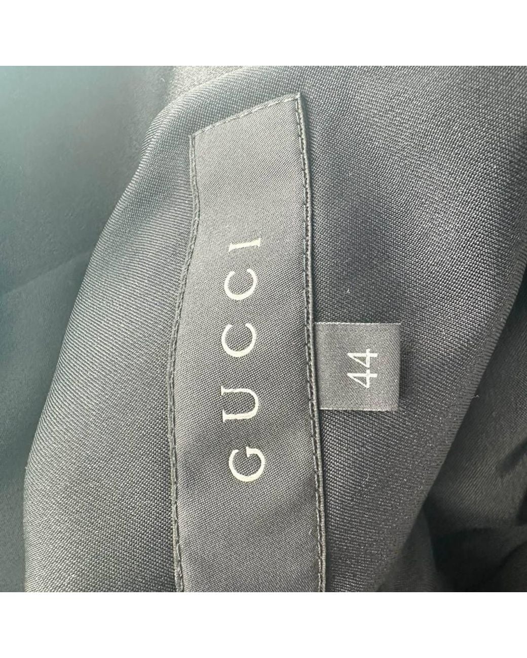Gucci Black Preloved Deep V-Neck Blazer