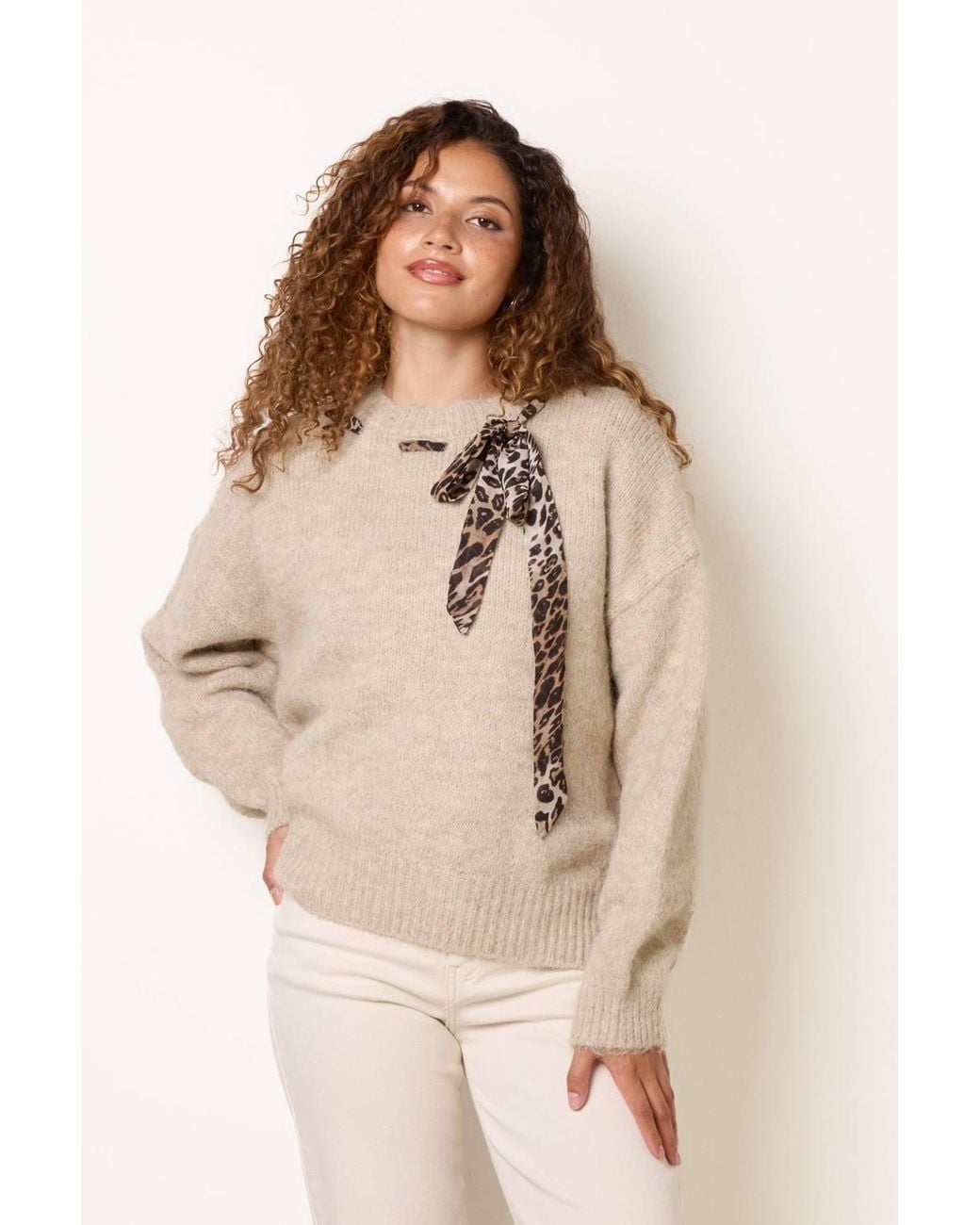 Blue Vanilla Natural Long Sleeve Round Neck Jumper