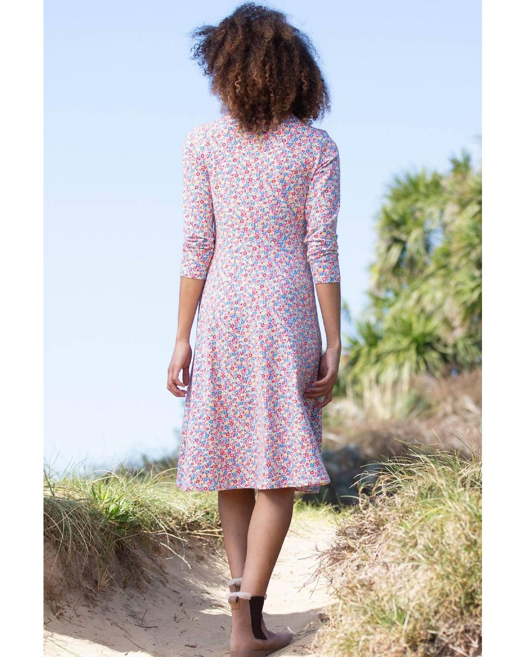 Kite Multicolor Cheselbourne 3/4 Sleeve Jersey Dress