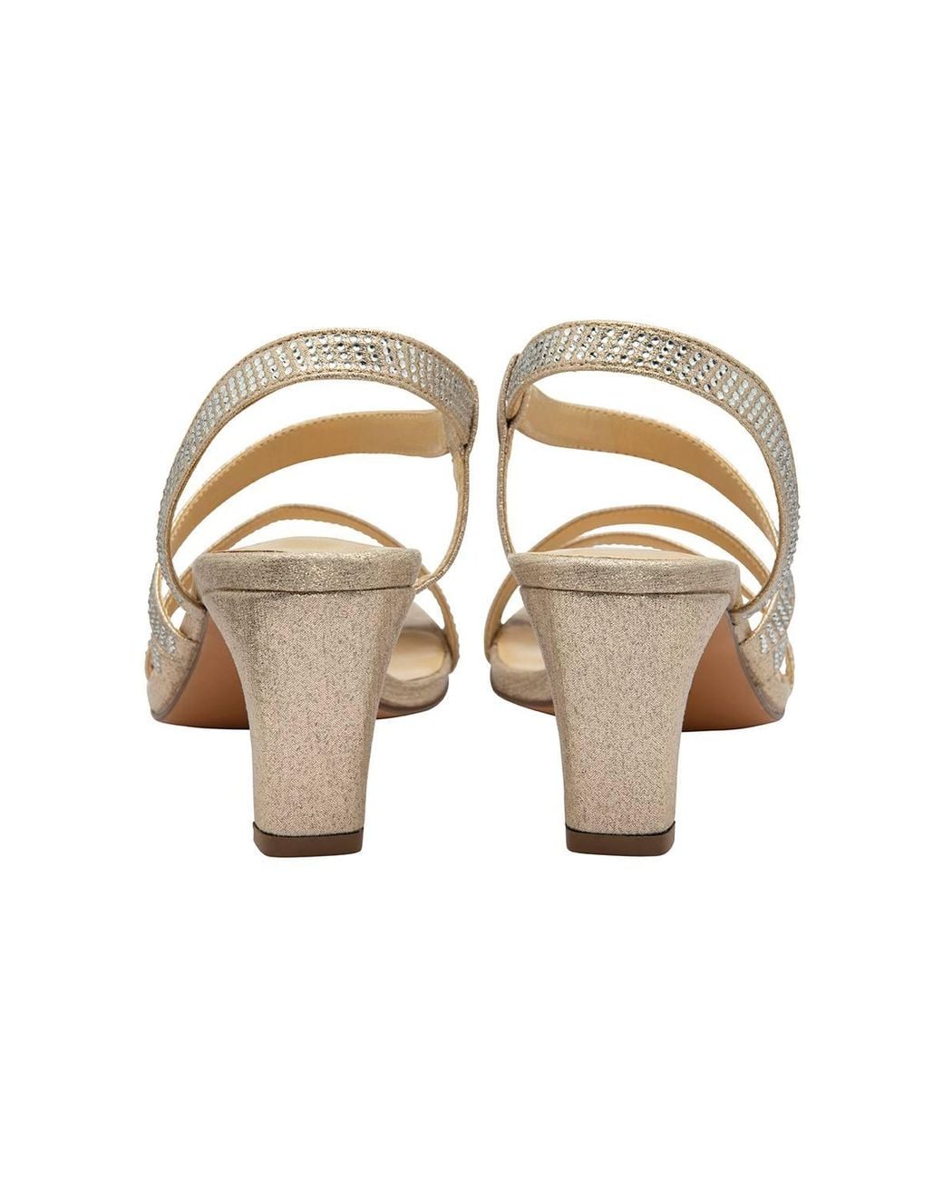Lotus Metallic 'Bernadette' Open-Toe Sandals