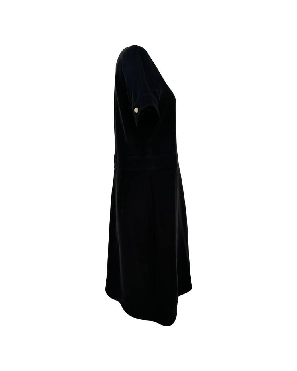 Gucci Black Preloved Faux Pearl Embellished Mini Dress