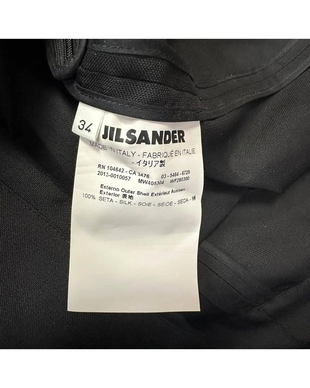 Jil Sander Black Preloved Knee Length Dress